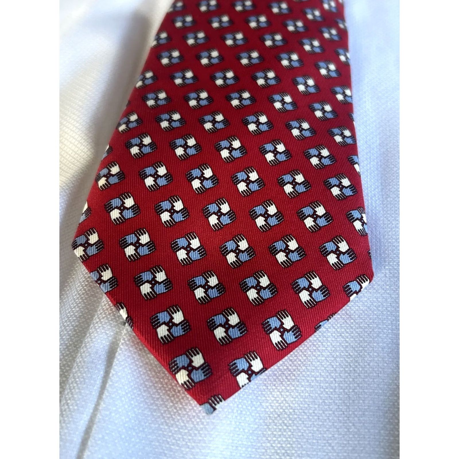 Vineyard Vines Vineyard Vines Tie Men Silk Multicolor Made In USA Size ONE SIZE - 3 Thumbnail