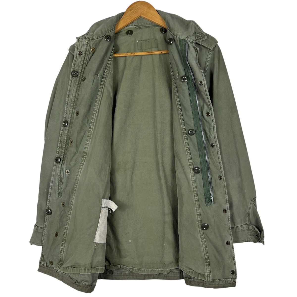 Vintage Vintage M-51 OG 107 SATEEN FIELD JACKET CROWN ZIPPER Size US XS / EU 42 / 0 - 8 Thumbnail
