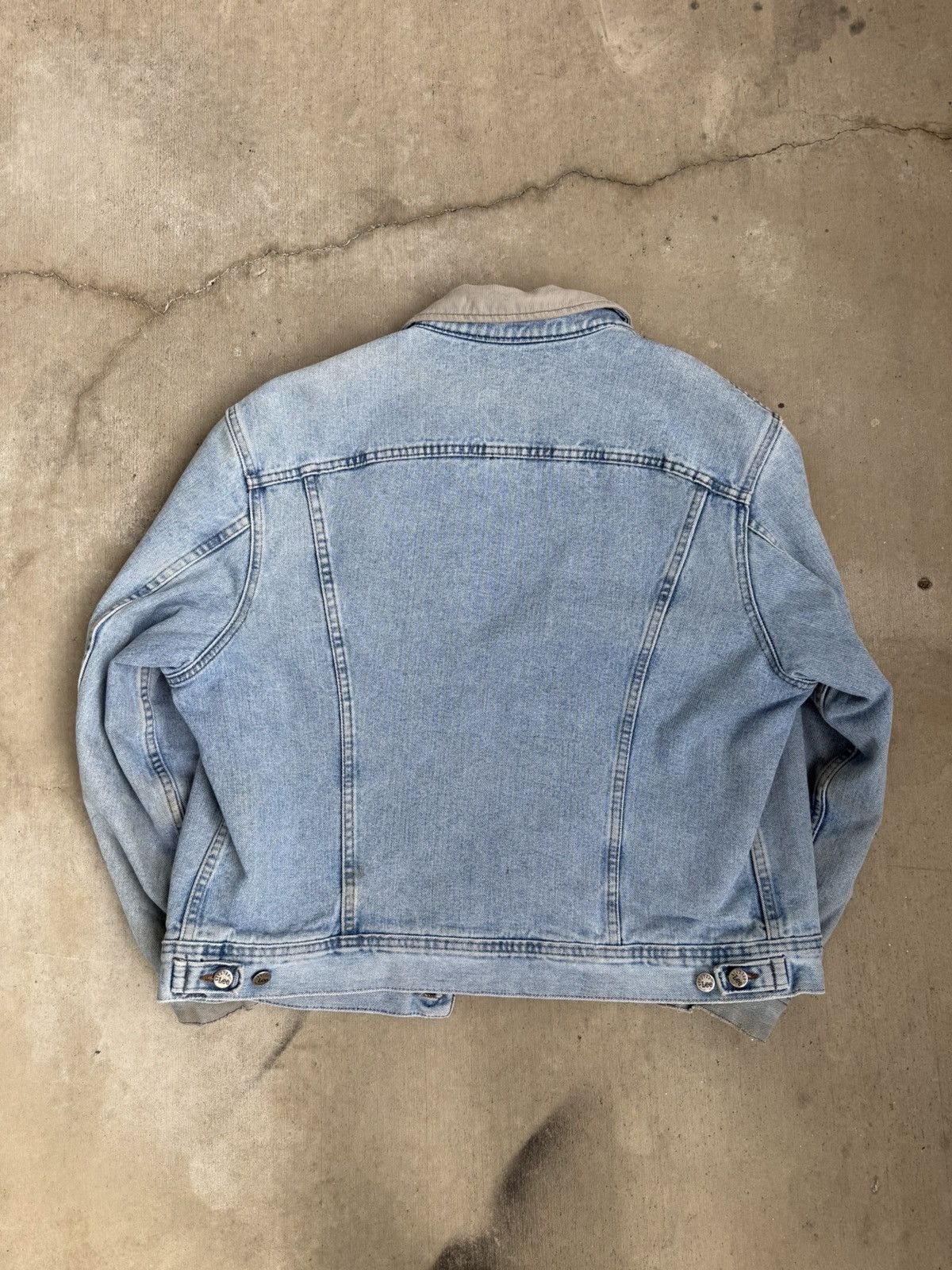 Lee × Vintage Vintage LEE Denim Trucker Jacket Size US L / EU 52-54 / 3 - 2 Thumbnail