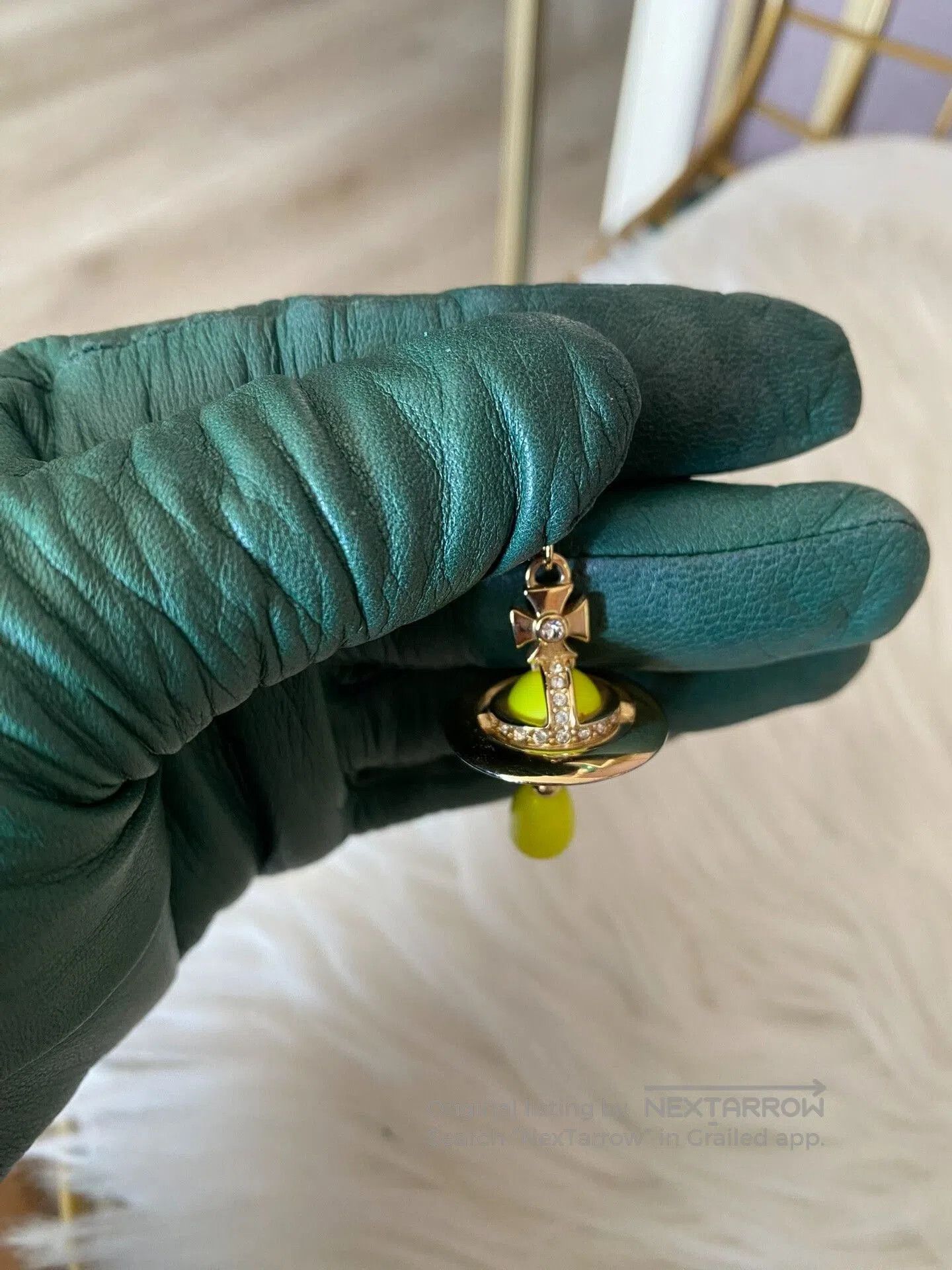 Vivienne Westwood Vivienne Westwood Fluorescent Orb Pendant Earring. Size ONE SIZE - 1 Thumbnail