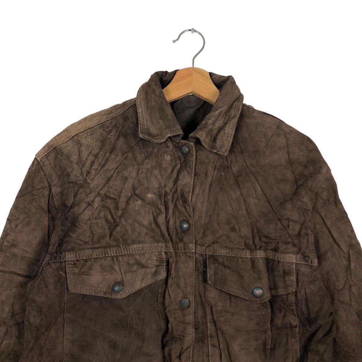 Japanese Brand 🔥90’s Vintage Genuine Leather Cargo Jacket Multi Pocket Y’S Size US M / EU 48-50 / 2 - 3 Thumbnail
