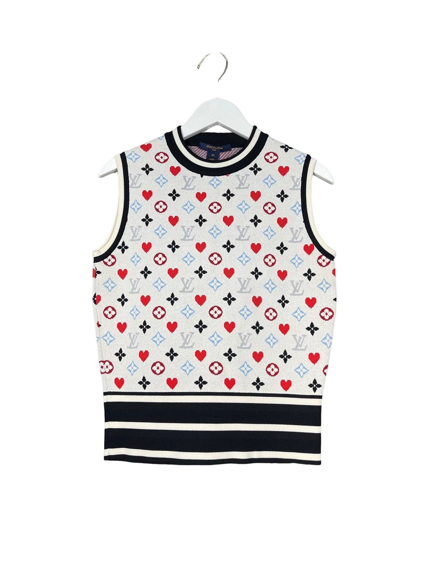 Louis Vuitton Louis Vuitton Monogram Heart Knit Tank Top XS Size XS / US 0-2 / IT 36-38 - 1 Thumbnail