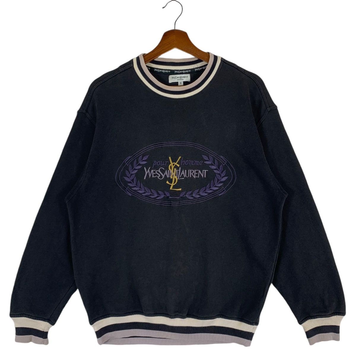 Yves Saint Laurent VINTAGE YVES SAINT LAURENT YSL SWEATSHIRT Size US S / EU 44-46 / 1 - 1 Thumbnail