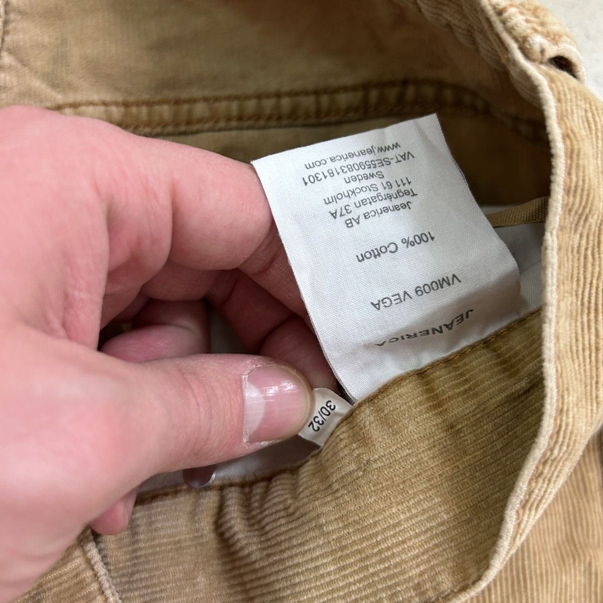 JEANERICA Jeanerica Vega Corduroy Workwear Casual Gorp Pants Size US 30 / EU 46 - 5 Thumbnail