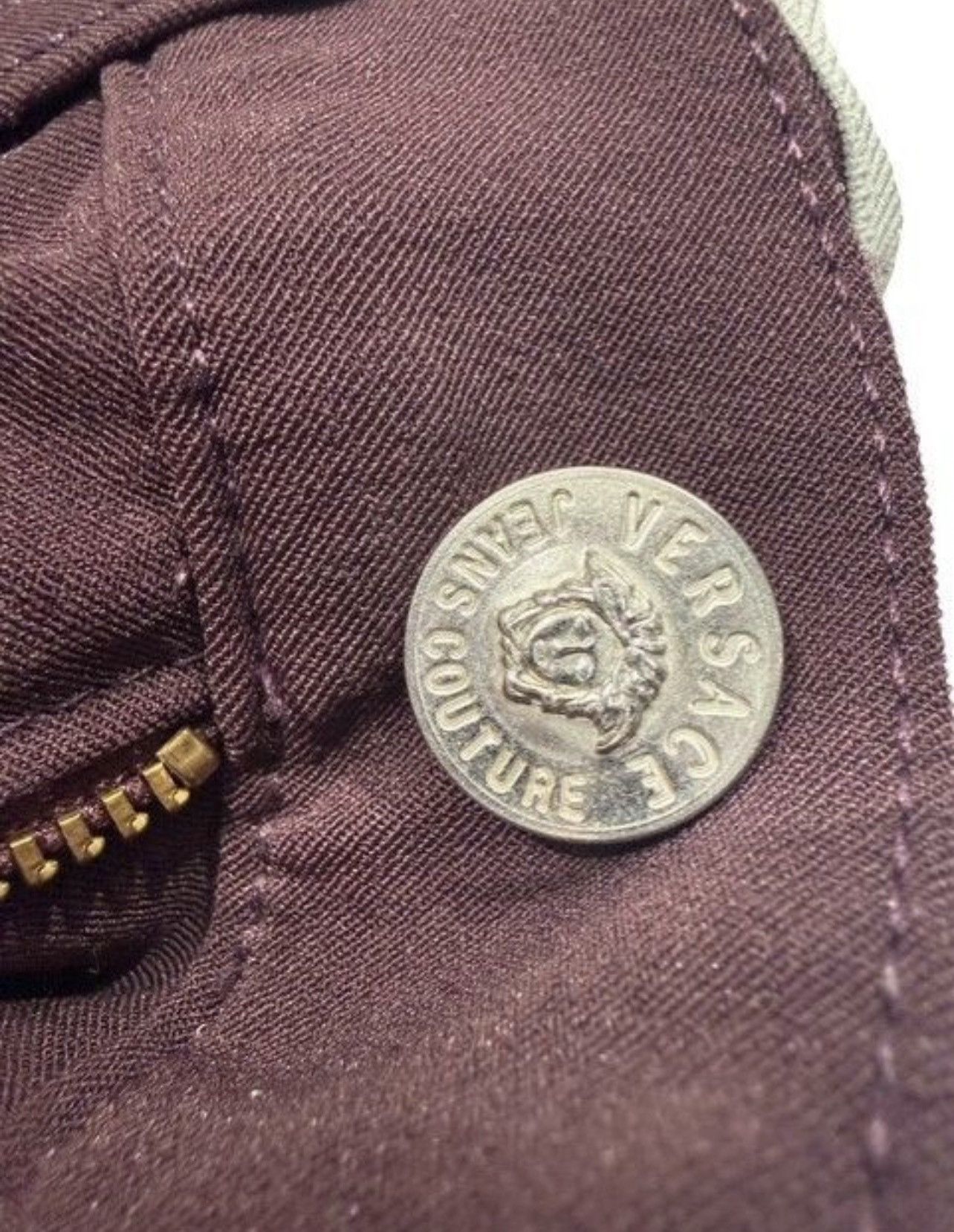 Versace Versace Jeans Couture Burgundy Pants (Made in Italy) Size US 29 - 9 Thumbnail