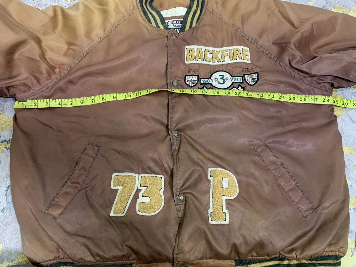 Vintage Vintage Back Fire Varsity jacket Oversized Size US XL / EU 56 / 4 - 9 Thumbnail