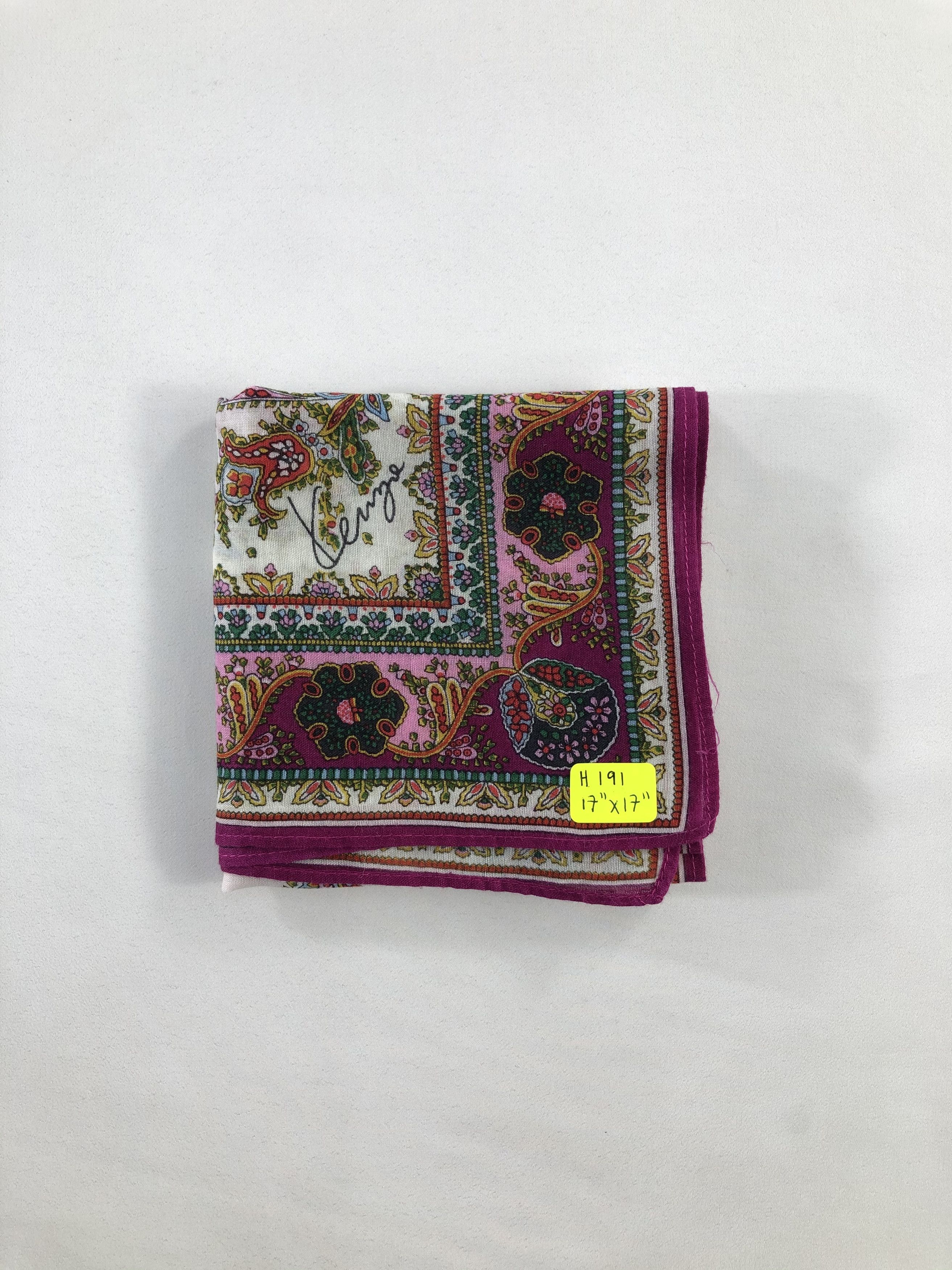 Kenzo × Vintage Kenzo Handkerchief / Bandana / Neckerchief Size ONE SIZE - 4 Thumbnail