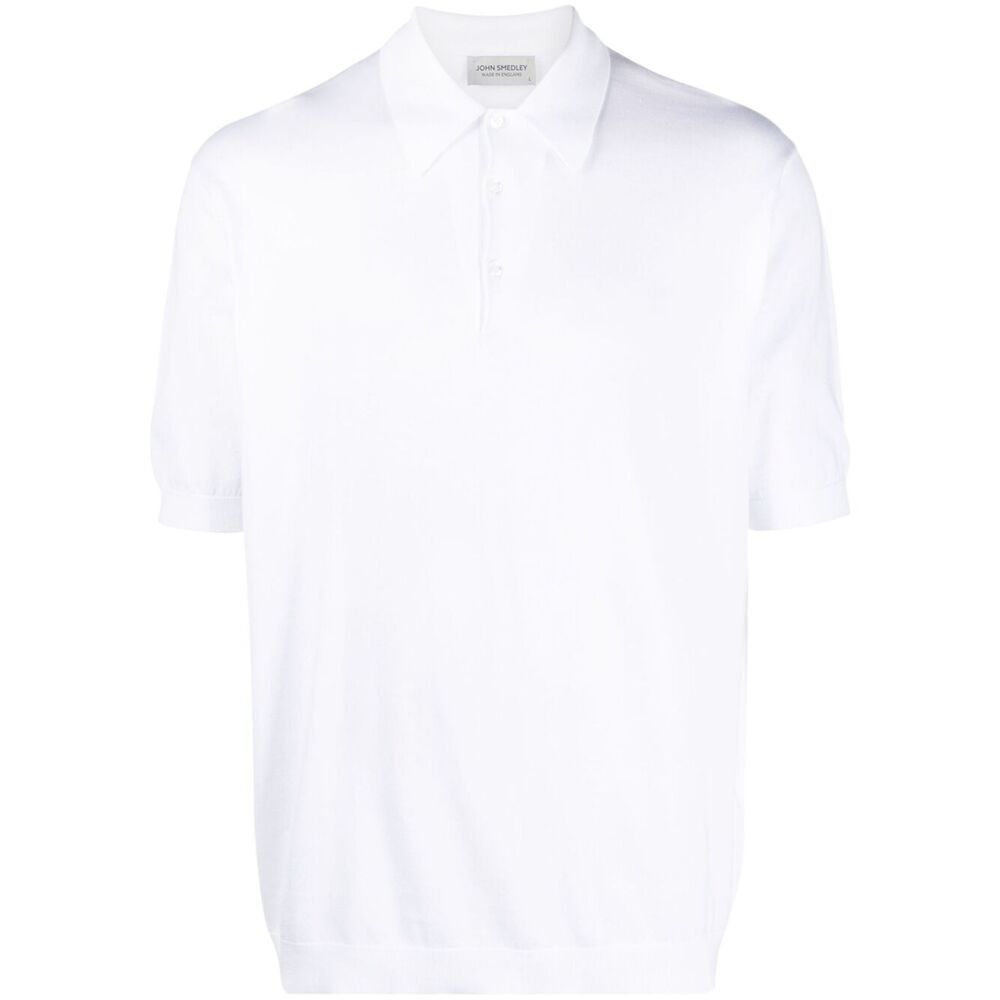 John Smedley John Smedley WHITE Polo Shirts Size US S / EU 44-46 / 1 - 1 Thumbnail