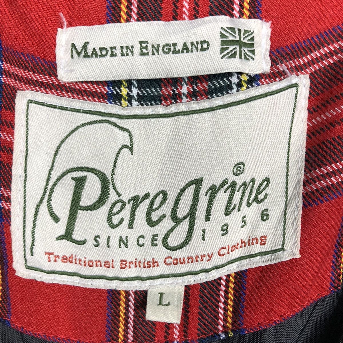 Harris Tweed 📌Vintage Chore Wool Jacket Quilted Peregrine Harris Tweed Size US L / EU 52-54 / 3 - 18 Thumbnail