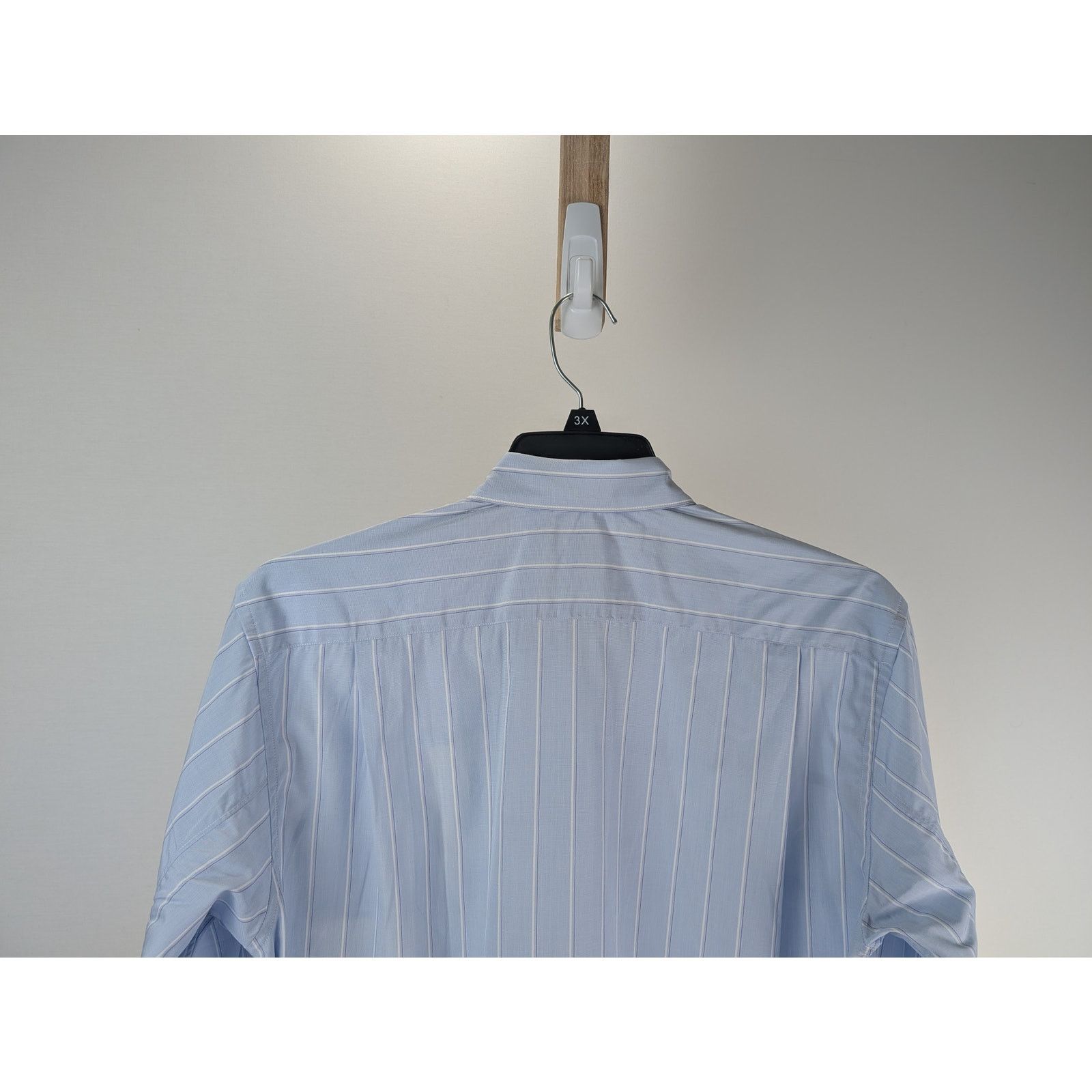 Comme des Garcons o1rshd1 Blue Cutout Patchwork Button Up Shirt in Light Blue Size US S / EU 44-46 / 1 - 8 Thumbnail