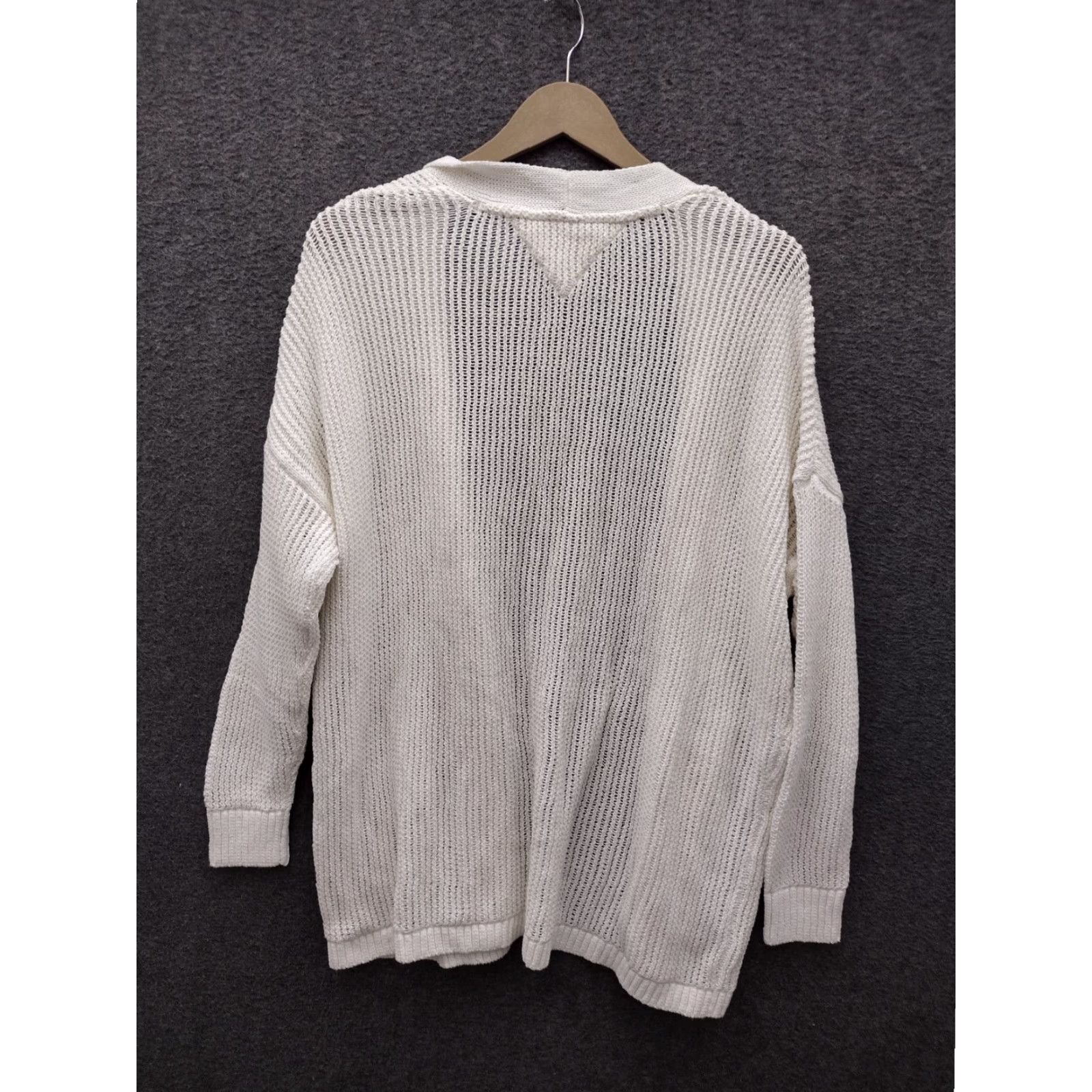 Tommy Hilfiger Tommy Hilfiger Veronica Open-Front Cardigan Ivory Size S Size S / US 4 / IT 40 - 2 Thumbnail