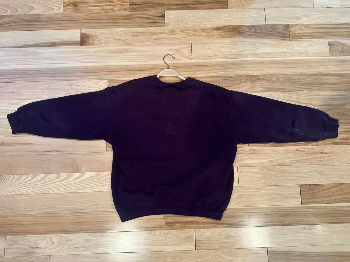 Vintage vintage baggy purple crewneck sweatshirt discus large Size US L / EU 52-54 / 3 - 2 Thumbnail