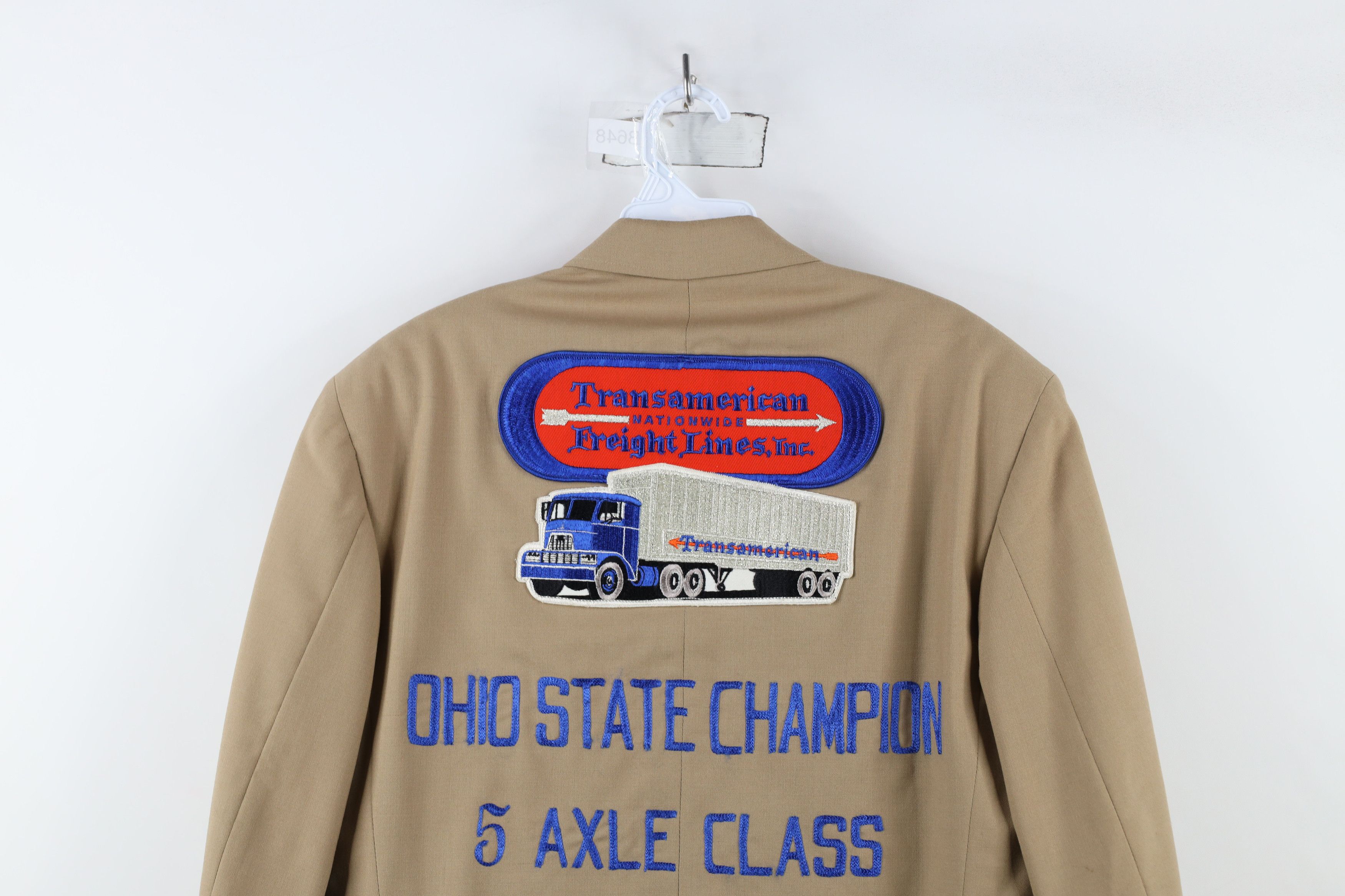 Vintage Vintage 60s 5 Axle Class Ohio State Champ Trucker Jacket Size US L / EU 52-54 / 3 - 15 Thumbnail