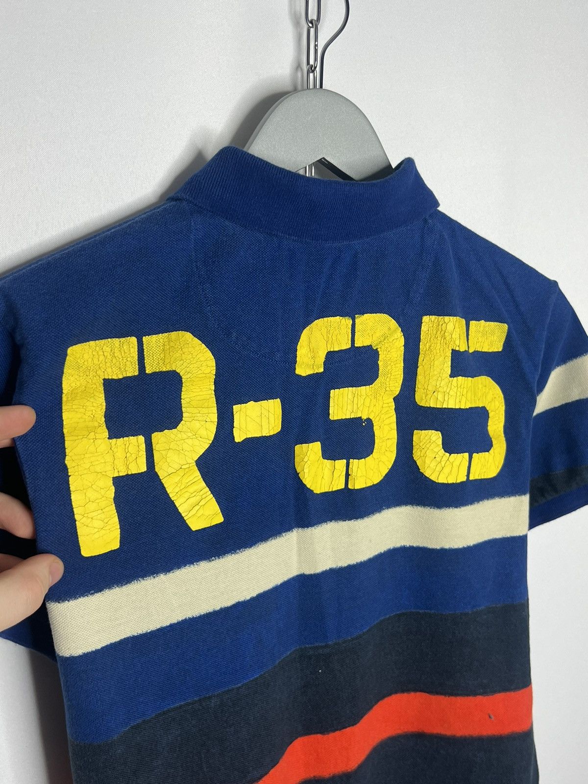 Vintage 🐎Vintage Polo Ralph Lauren R-35 Big Pony Polo Shirt🐎 Size US M / EU 48-50 / 2 - 8 Thumbnail