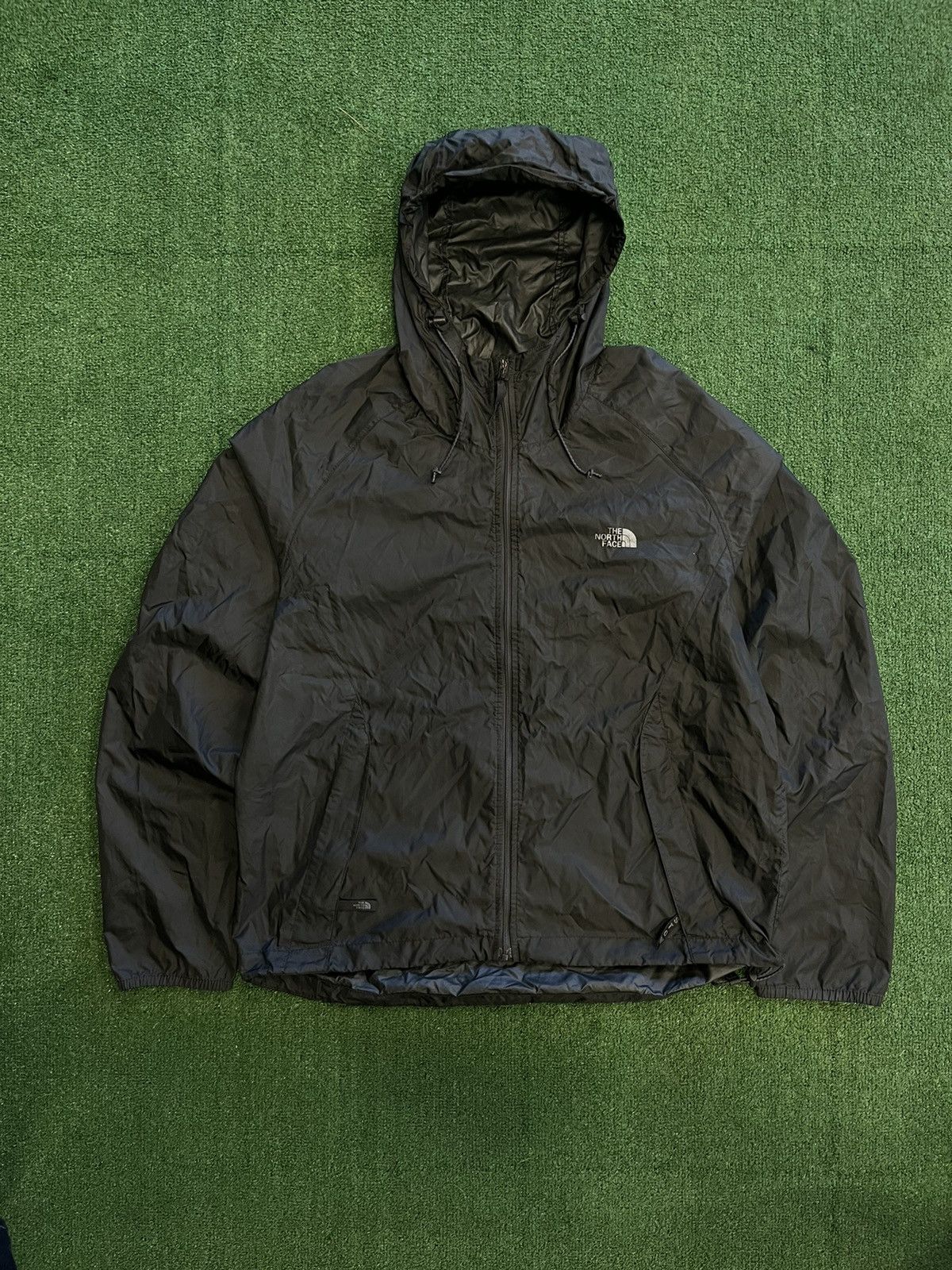 Pre-owned The North Face X Vintage Y2k The North Face Windrunner Light Gropcore Jacket In Black