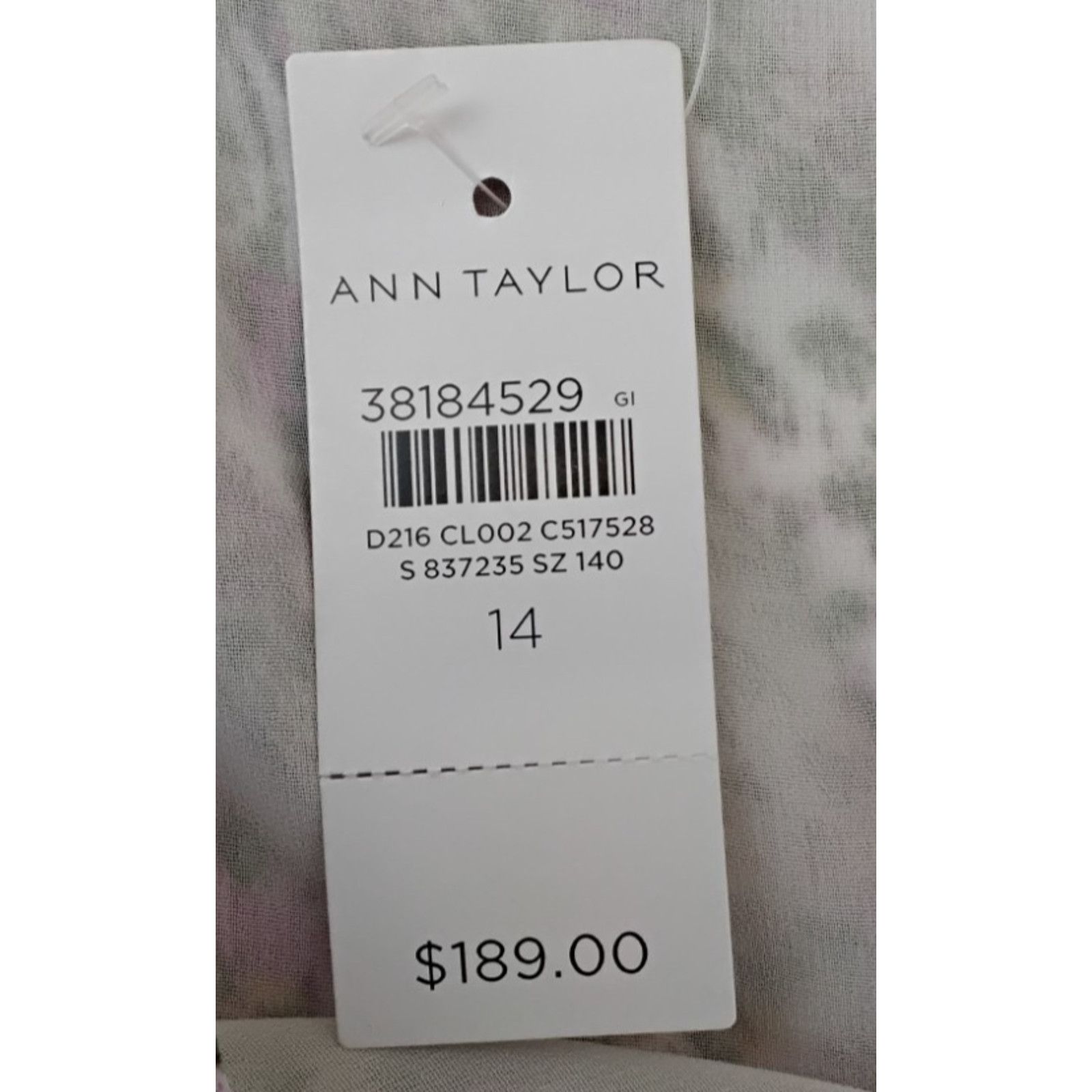 Ann Taylor Ann Taylor Dress Women's 14 Pink Floral Maxi NWT MSRP $189 Size XL / US 12-14 / IT 48-50 - 10 Thumbnail