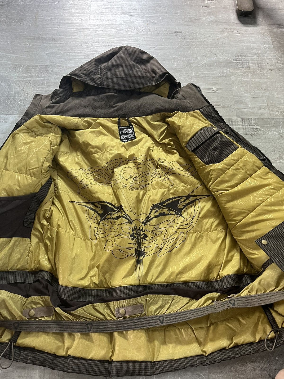 The North Face RARE Brown Herringbone North Face Snowboarding Jacket Size US L / EU 52-54 / 3 - 7 Thumbnail