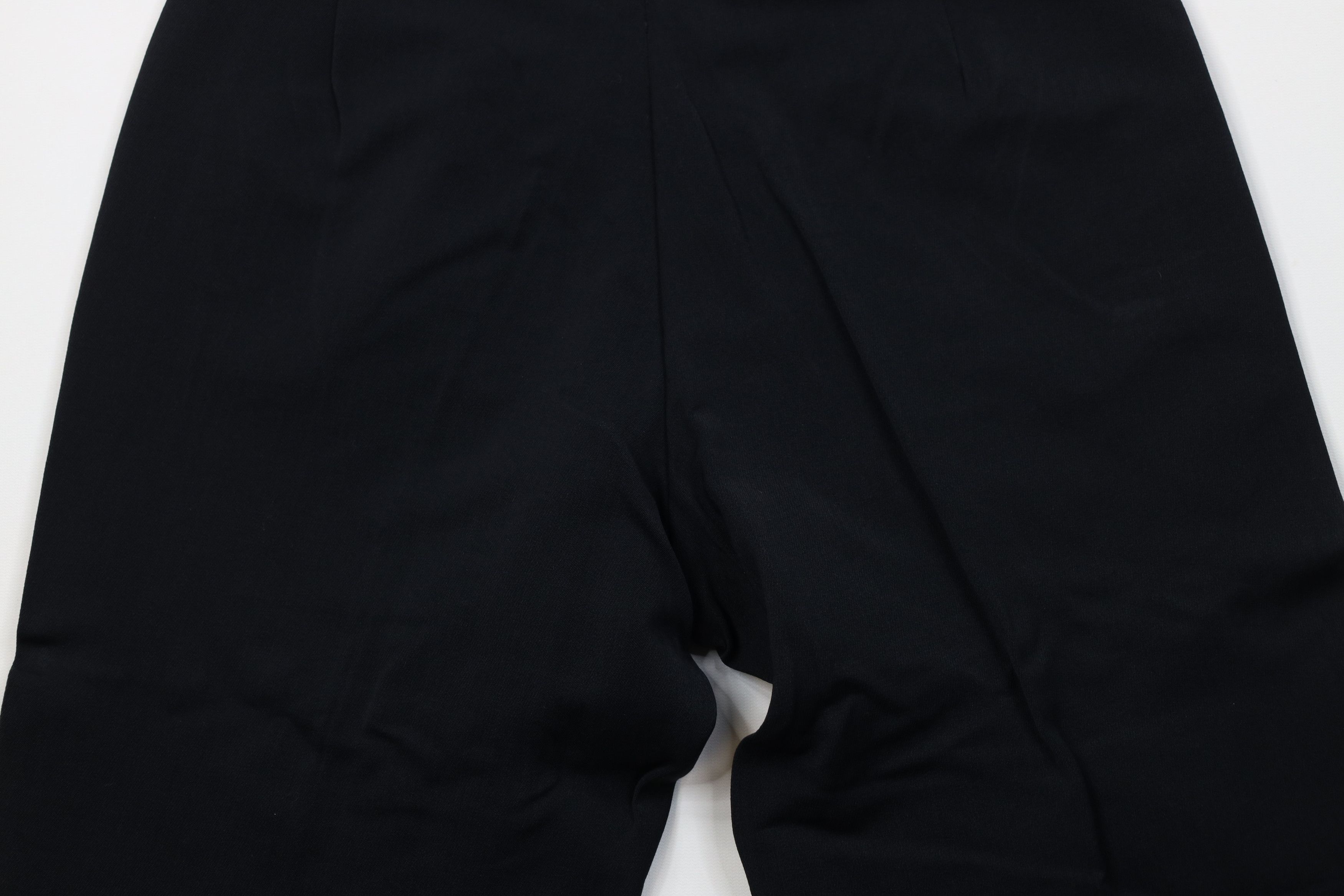 Vintage 50s Streetwear Gabardine Capris Pants Black Japan