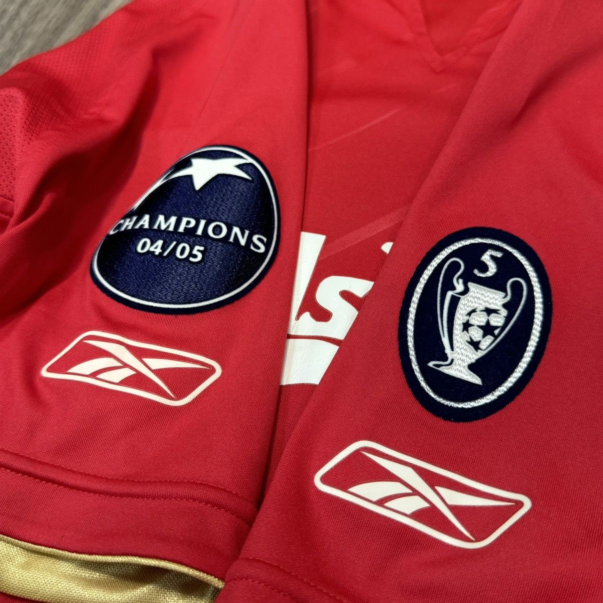 Reebok Liverpool 05/06 champions league home shirt #8 Gerrard Size US S / EU 44-46 / 1 - 5 Thumbnail