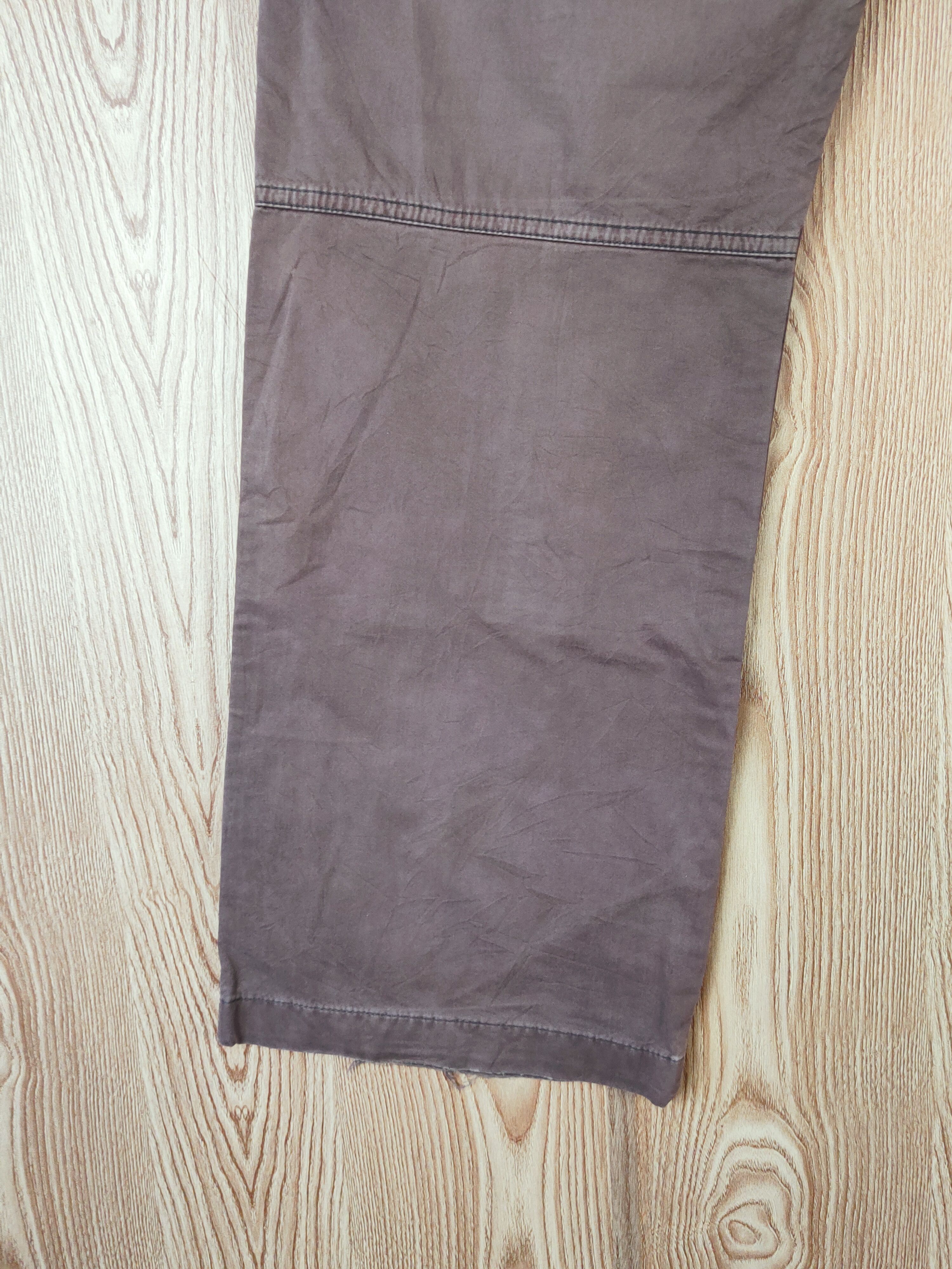 Japanese Brand Koolhaas Dark Brown Faded Multipocket Casual Pants #W460 Size US 31 - 10 Thumbnail