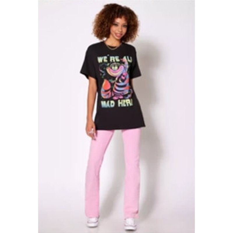 Disney Disney Alice In Wonderland Cheshire Cat Black T-Shirt L Size L / US 10 / IT 46 - 2 Thumbnail