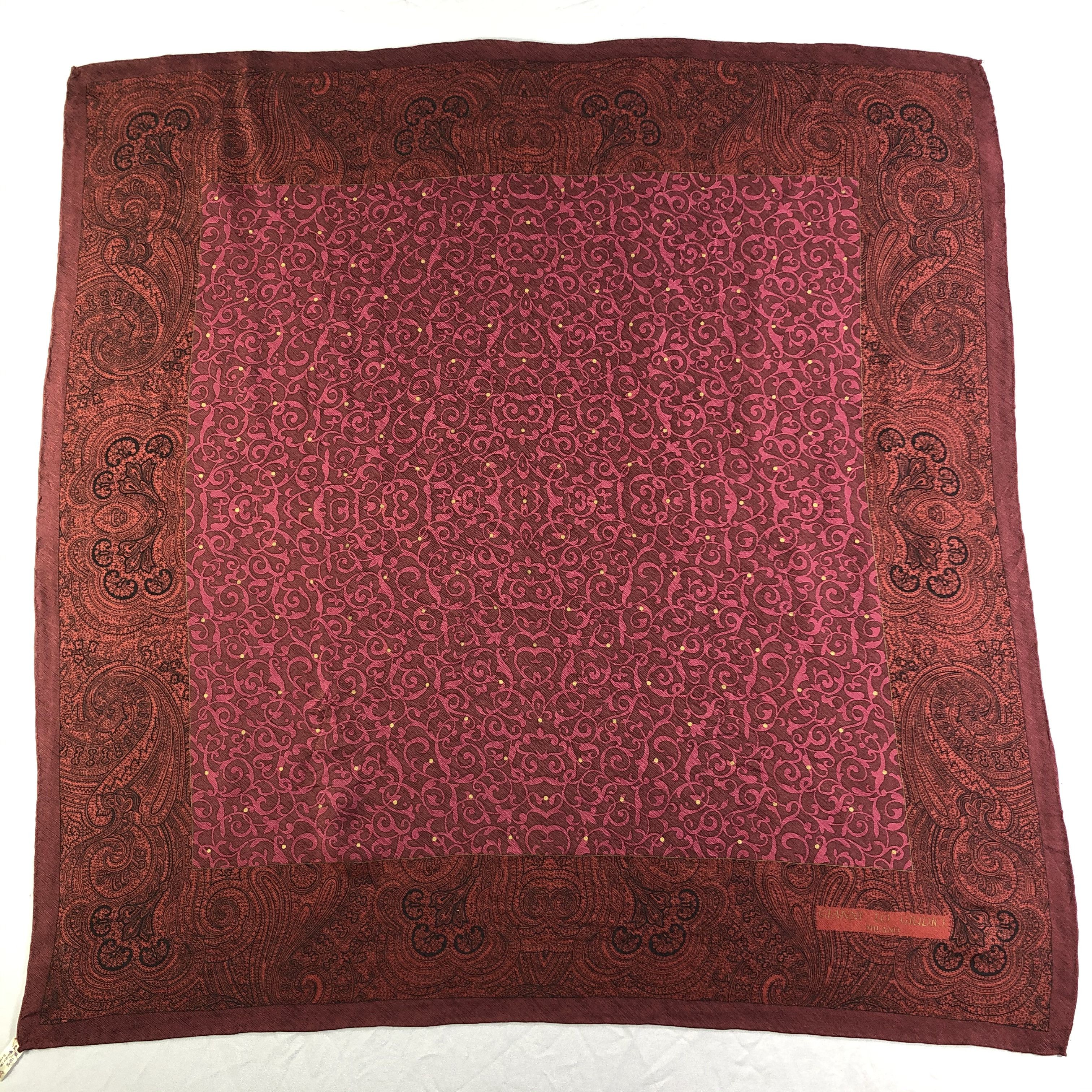 Vintage Vintage Gianni Lo Giudice Silk Scarf Size ONE SIZE - 2 Thumbnail