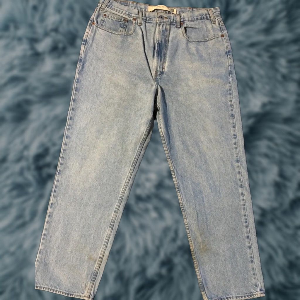Gap VINTAGE Gap Jeans Men 38 Blue Distressed Easy Fit Relaxed 30in Denim 90s Skater Punk Retro Y2K Grunge Rockabilly Band 80s USA Size US 38 / EU 54 - 1 Thumbnail