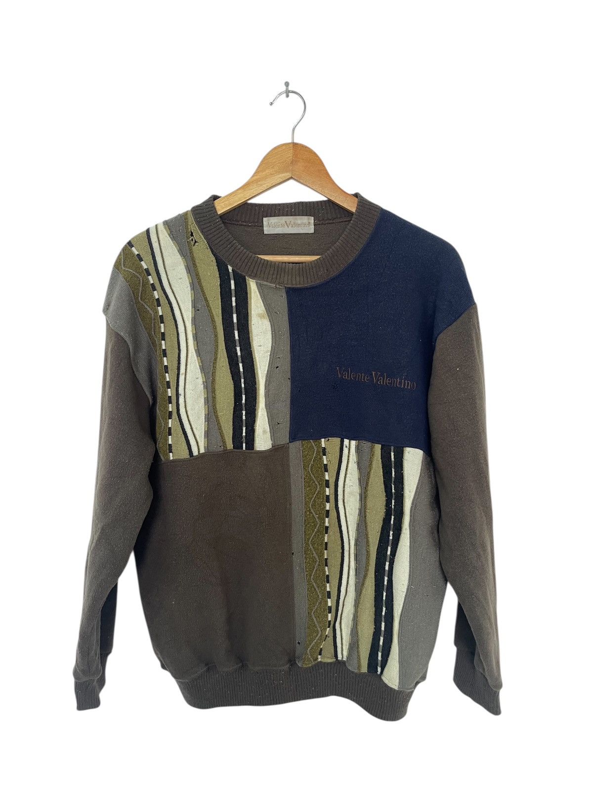 Valentino vintage valente valentino multicolour knittwear Size US L / EU 52-54 / 3 - 1 Thumbnail