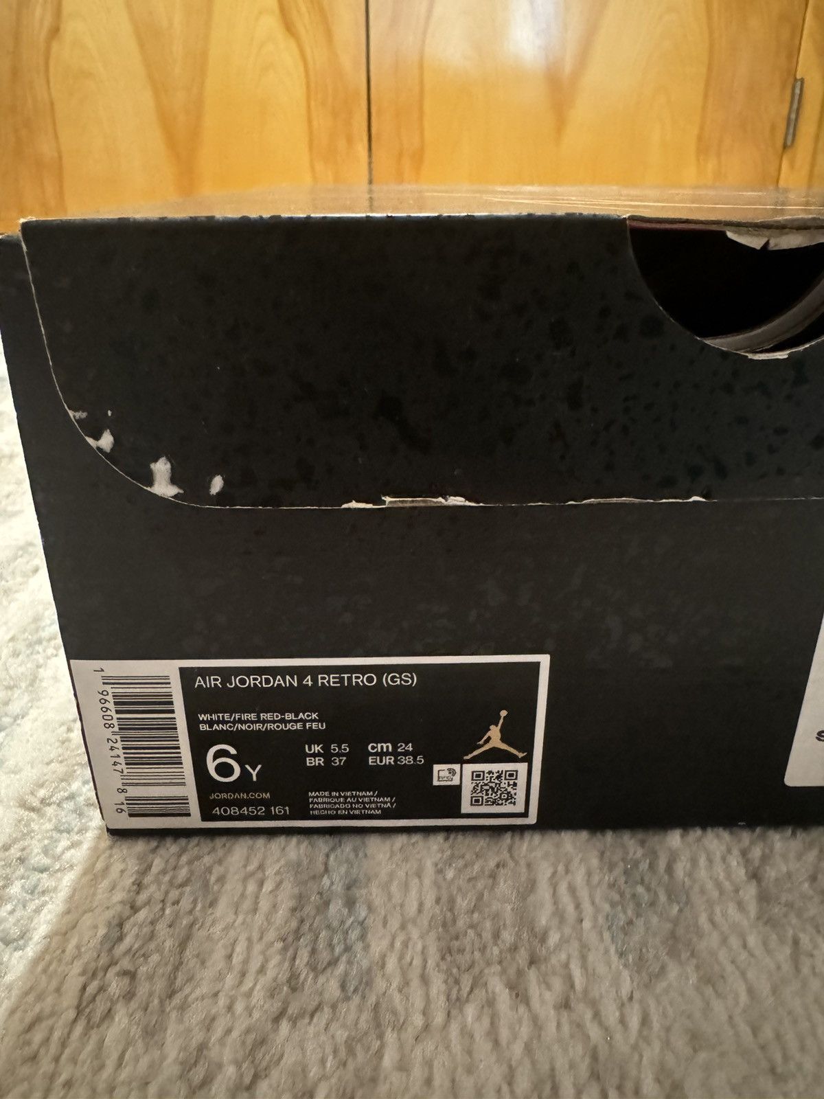 Jordan Brand × Nike Jordan 4 Retro ‘Red Cement’ (GS) Size US 6 / EU 39 - 8 Thumbnail