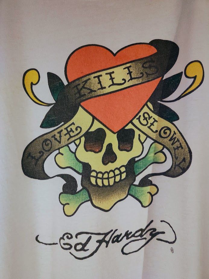 Christian Audigier × Ed Hardy Ed Hardy Love Kills Slowly Skull tee Size US L / EU 52-54 / 3 - 2 Thumbnail