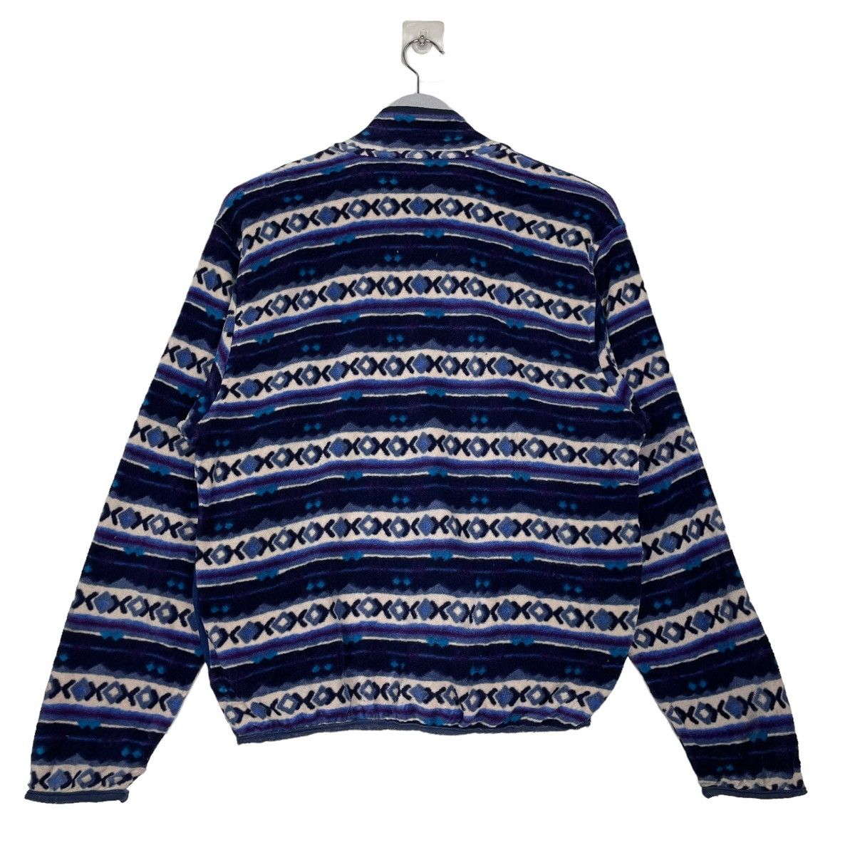 L.L. Bean × Native × Vintage 💥90s LL BEAN NATIVE FLEECE SNAP BUTTON PULLOVER SWEATSHIRT Size US M / EU 48-50 / 2 - 8 Thumbnail