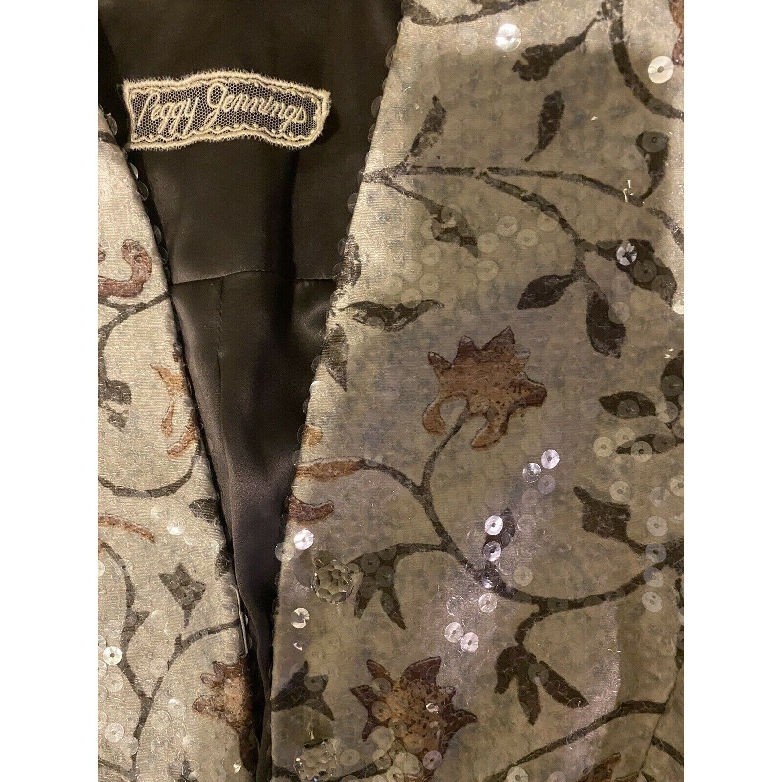 Other $5000 New Peggy Jennings 10 12 Bespoke Skirt Suit Silk Forma Size L / US 10 / IT 46 - 5 Thumbnail