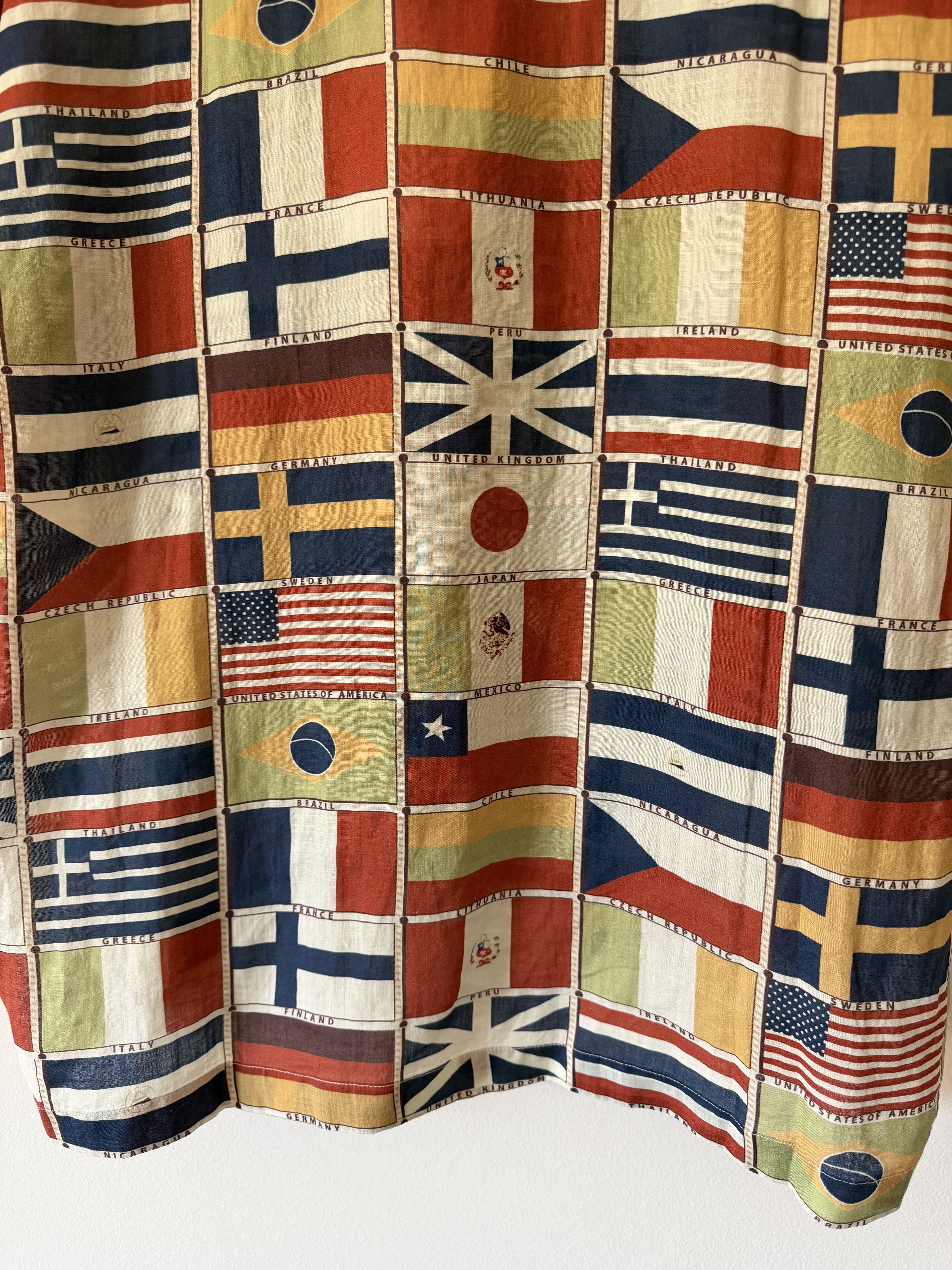 Bode Bode International Flag Button Up Shirt Size US XL / EU 56 / 4 - 7 Thumbnail
