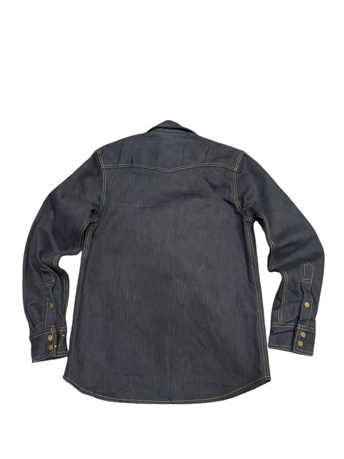 SoSo Soso 20oz Denim Western Shirt Size US XS / EU 42 / 0 - 8 Thumbnail