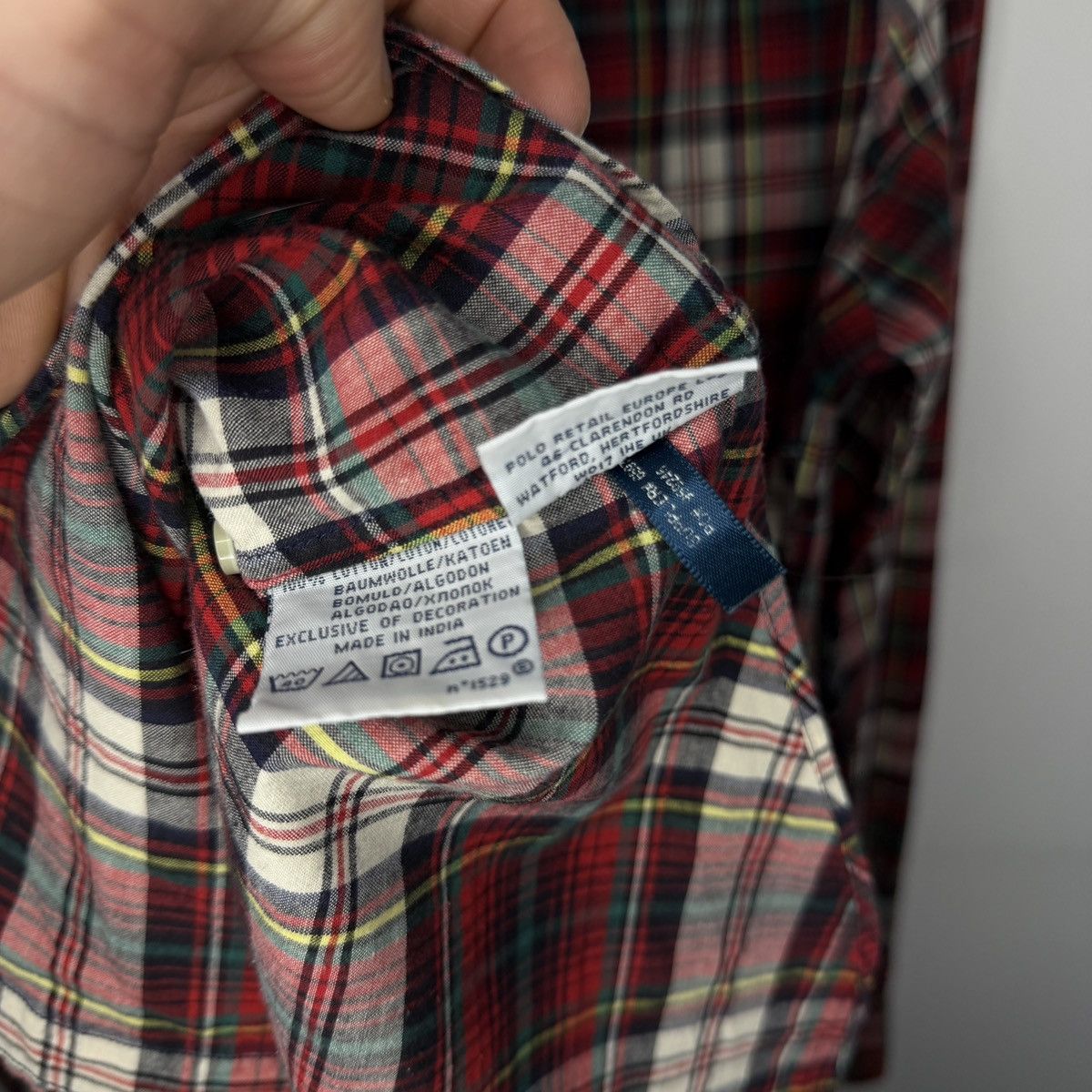 Polo Ralph Lauren 90s Polo Ralph Lauren Vintage Shirt Plaid Button Up Flannel Size US M / EU 48-50 / 2 - 7 Thumbnail