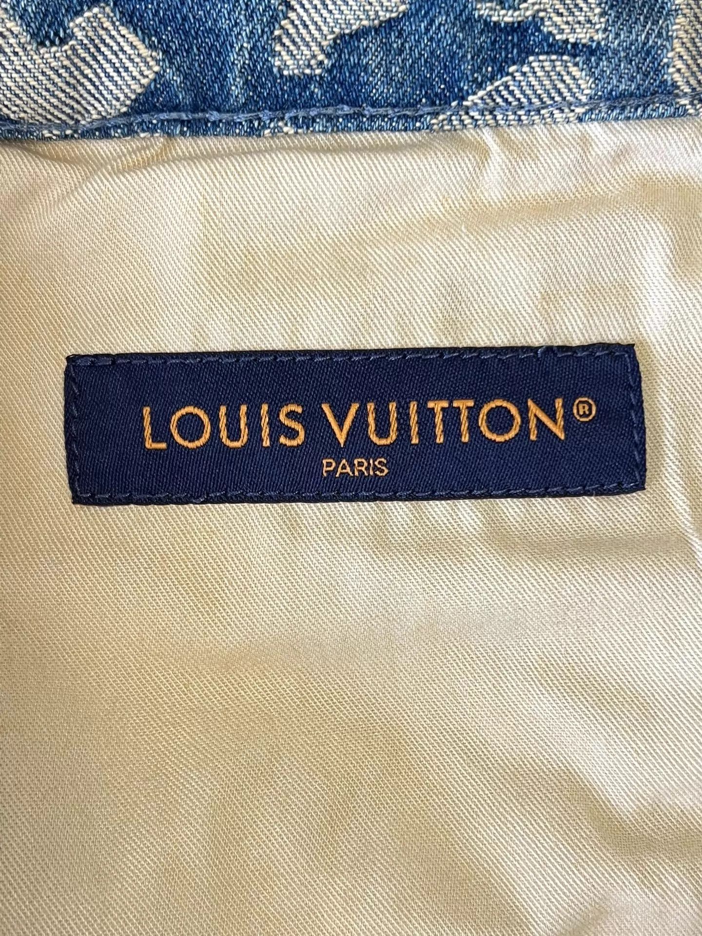 Louis Vuitton LV Classic Monogram Jeans 38 (Near Mint) Size 27" / US 4 / IT 40 - 7 Thumbnail