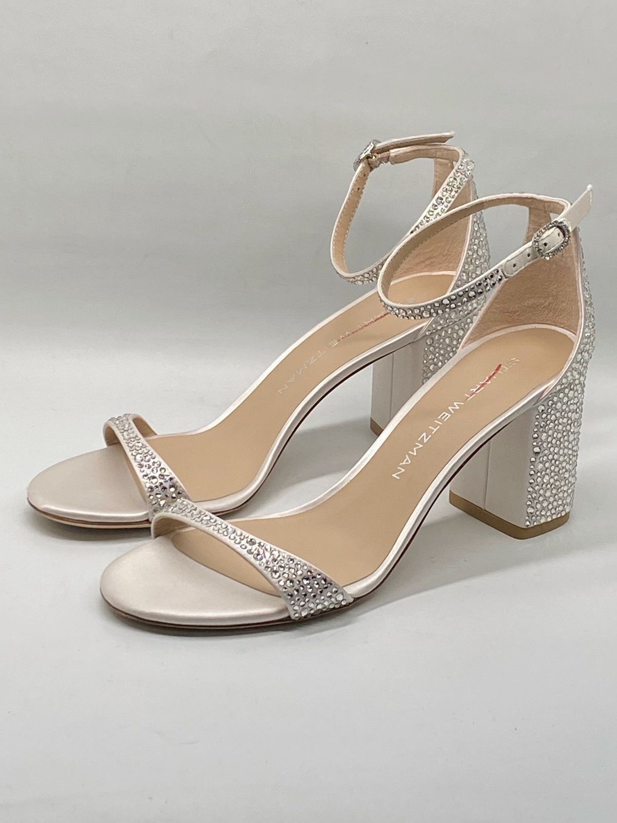 Stuart Weitzman Stuart Weitzman Shine Crystal Embellished Sandal size 8.5 Size US 8.5 / IT 38.5 - 5 Thumbnail