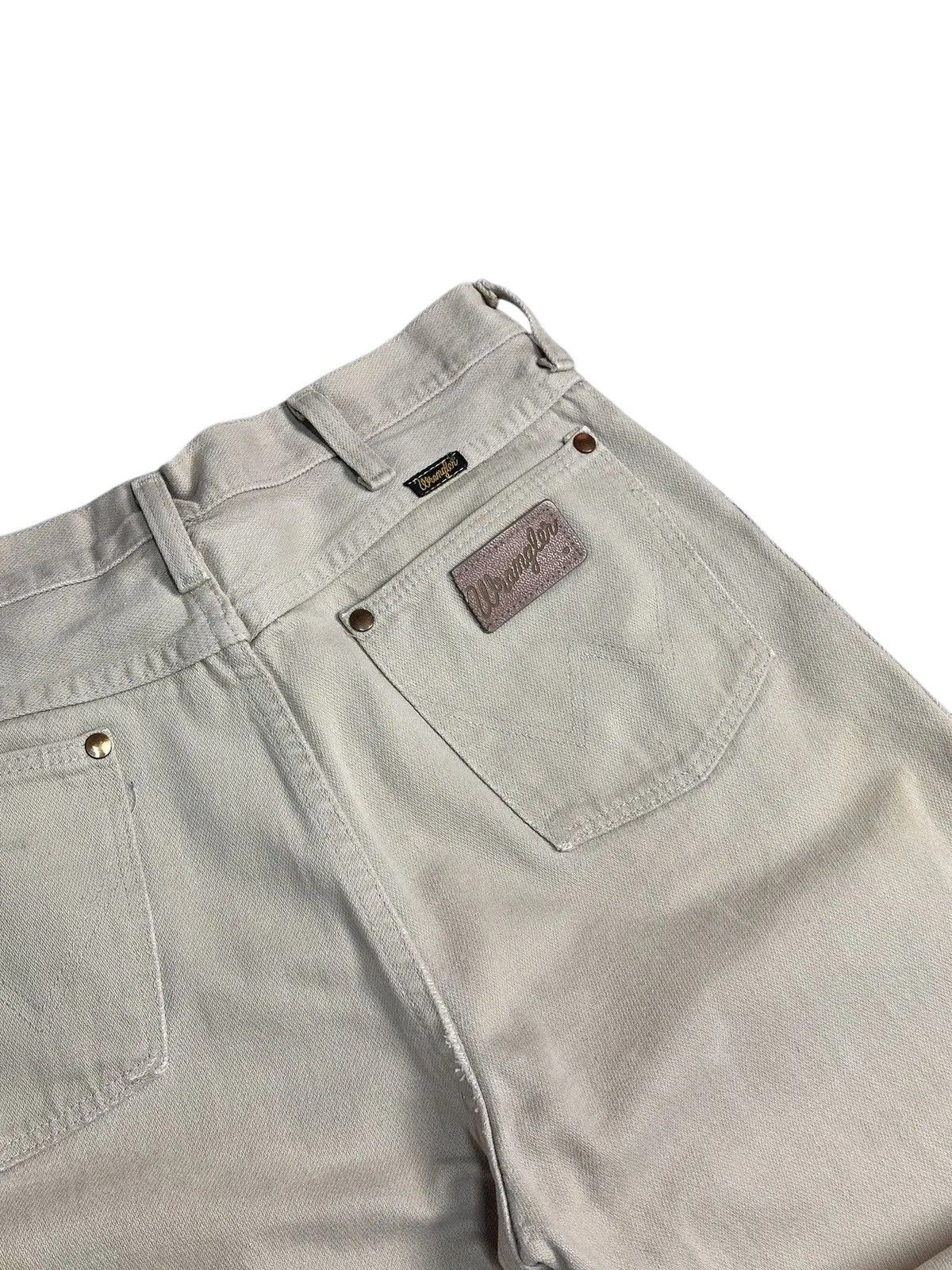 Wrangler Wrangler 80s Beige Denim Pants USA Vintage Straight 32 Size US 32 / EU 48 - 11 Thumbnail
