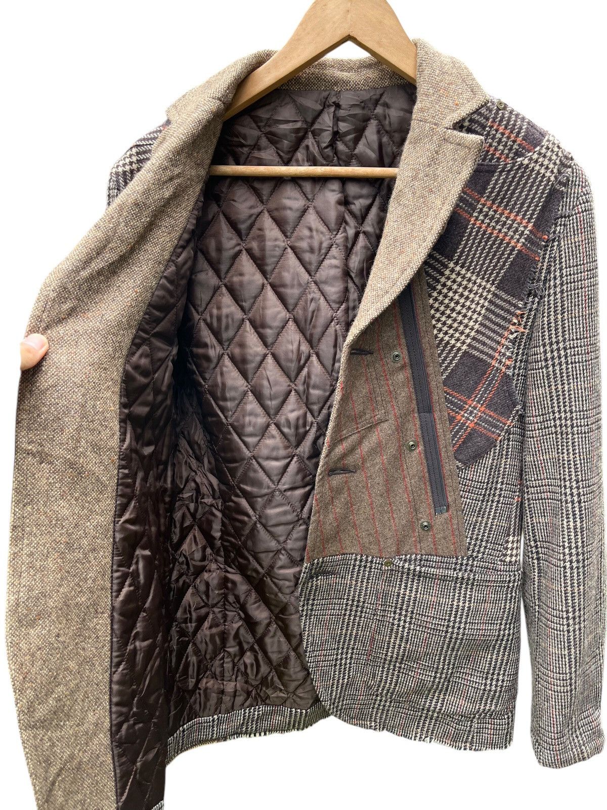Japanese Brand Жизнь x Re B’2nd wool casual blazer jacket Size US M / EU 48-50 / 2 - 16 Thumbnail