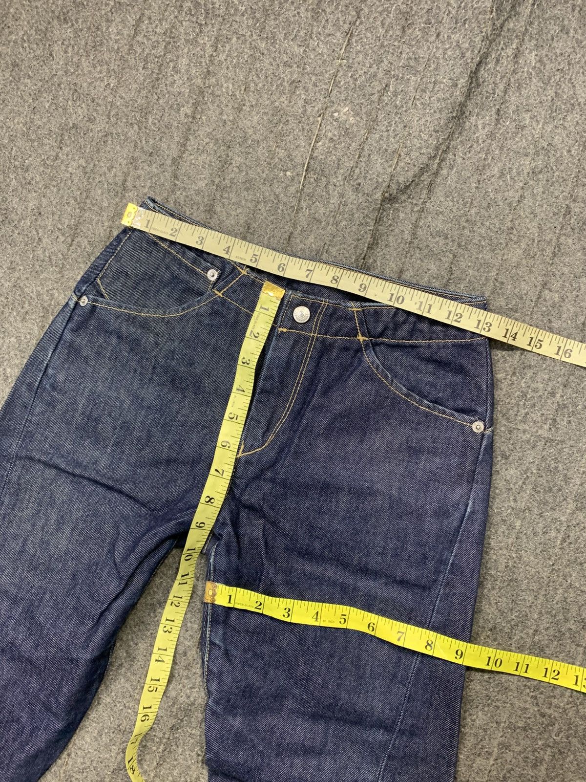 Levi's Hype Levis Engineered High Waisted Twisted Leg Indigo Denim Size 26" / US 2 / IT 38 - 11 Thumbnail