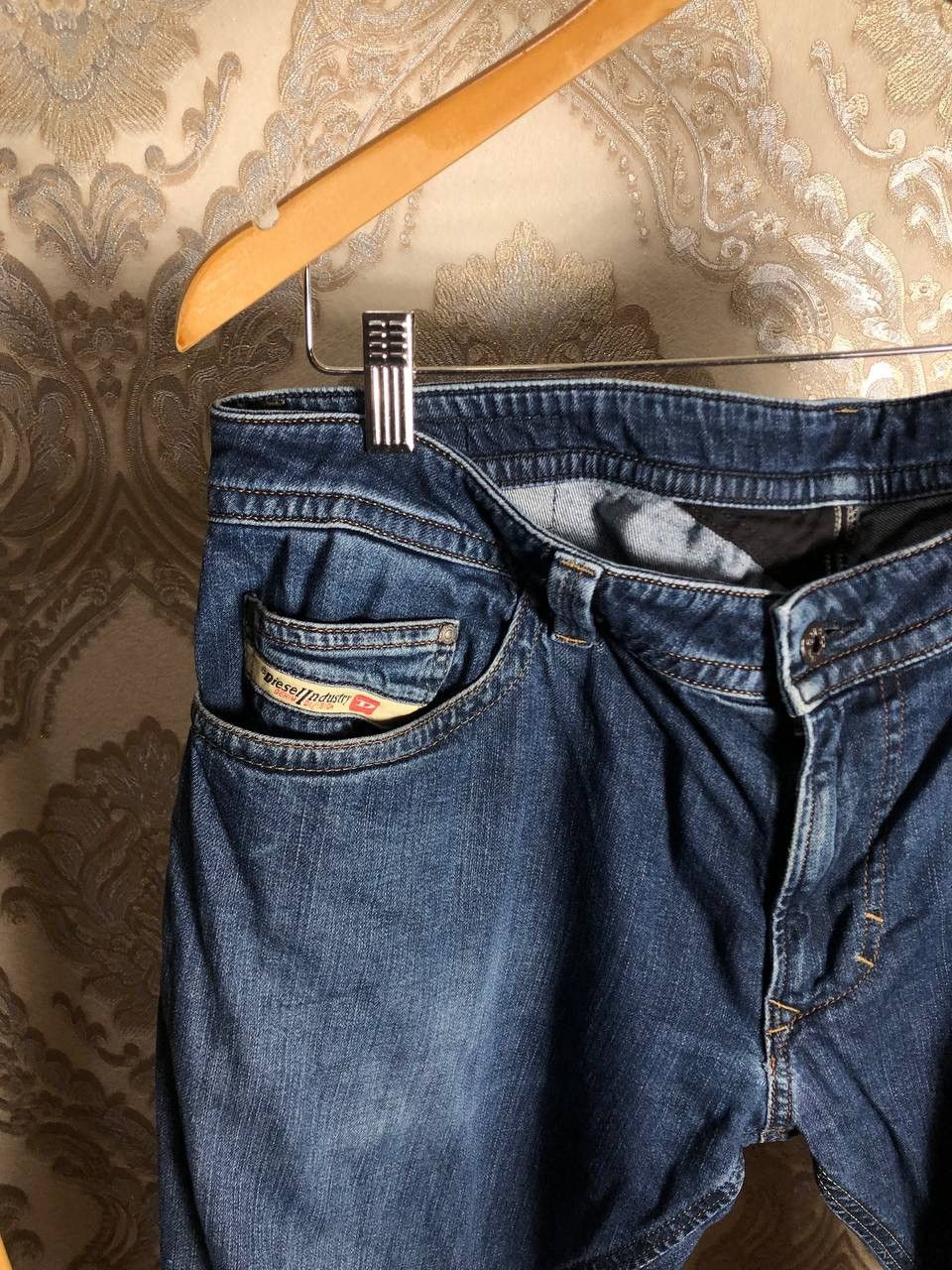 Diesel VINTAGE DIESEL INDUSTRY DENIM DIVISION JEANS CASUAL Y2K 90s Size US 34 / EU 50 - 2 Thumbnail