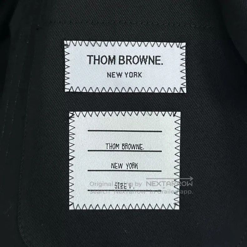Thom Browne Thom Browne Rose embroidery striped multi-pocket coat Size US S / EU 44-46 / 1 - 6 Thumbnail