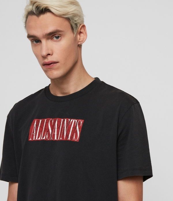Allsaints ALLSAINTS Box Logo Integers SS Crew T-shirt Size US M / EU 48-50 / 2 - 2 Thumbnail