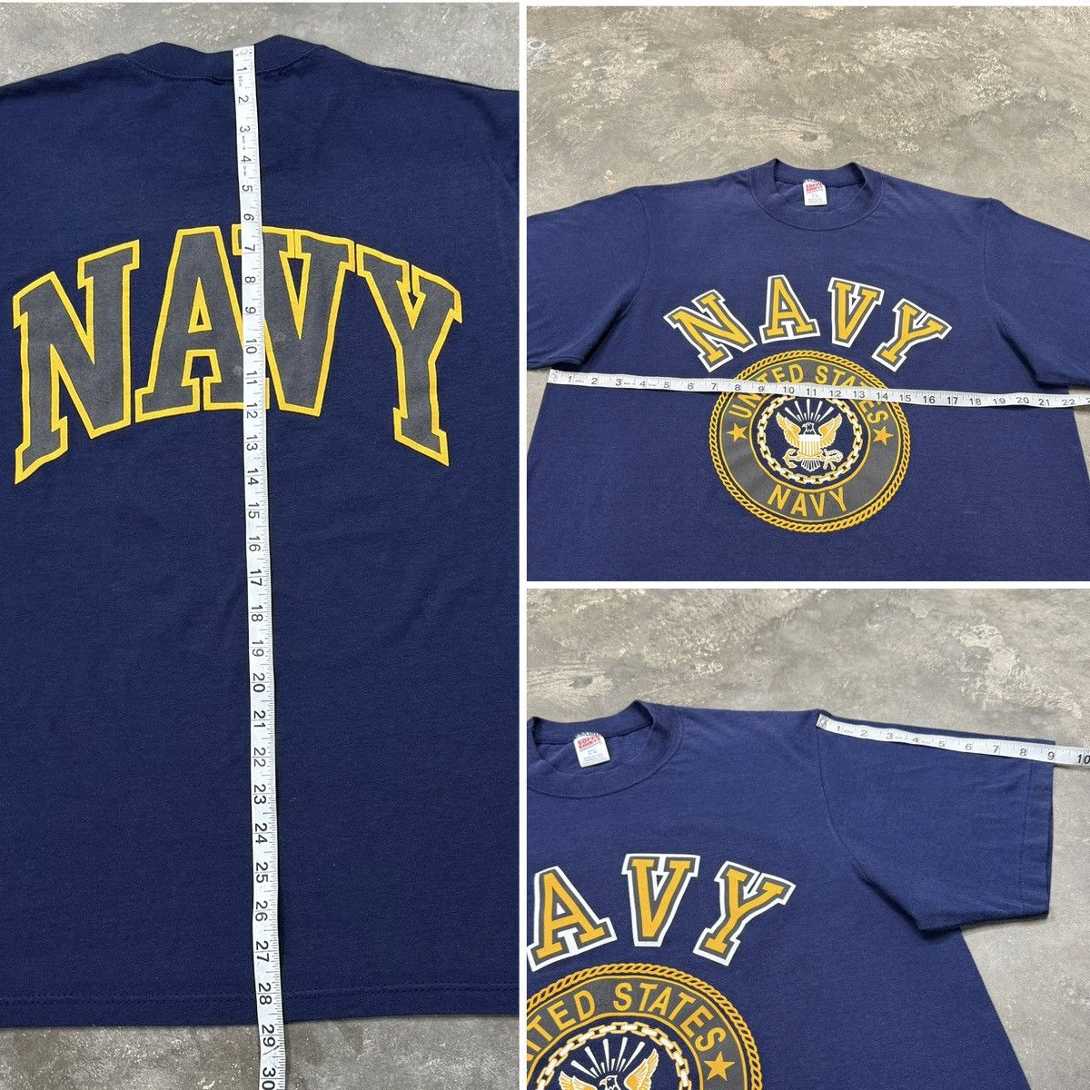 Soffe Vintage US Navy Single Stitch Soffe USA Made XL Tee Size US XL / EU 56 / 4 - 7 Thumbnail