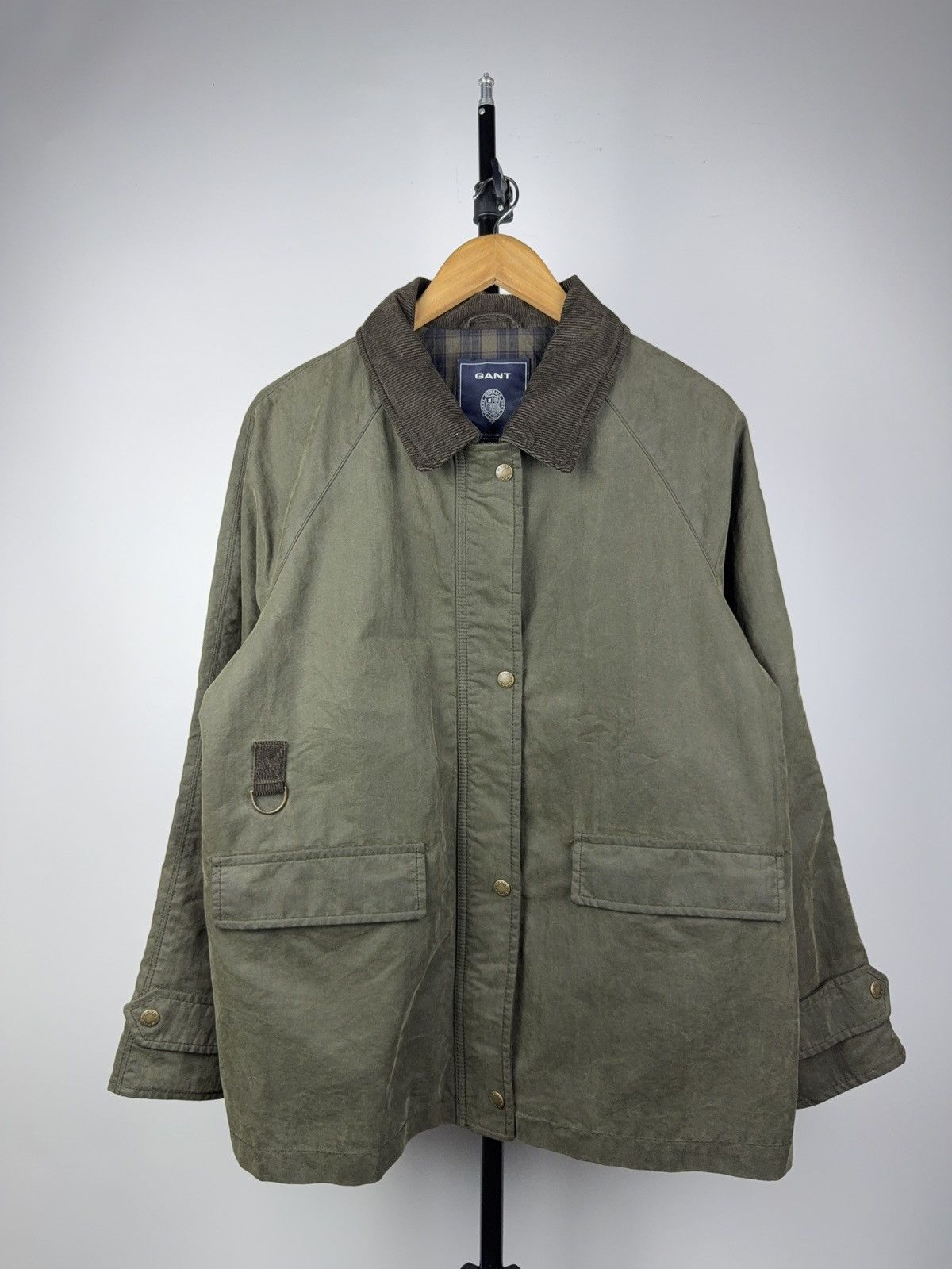 Gant Luxury London Cotton GANT Retro Wax Barbour style Jacket Size L / US 10 / IT 46 - 1 Thumbnail