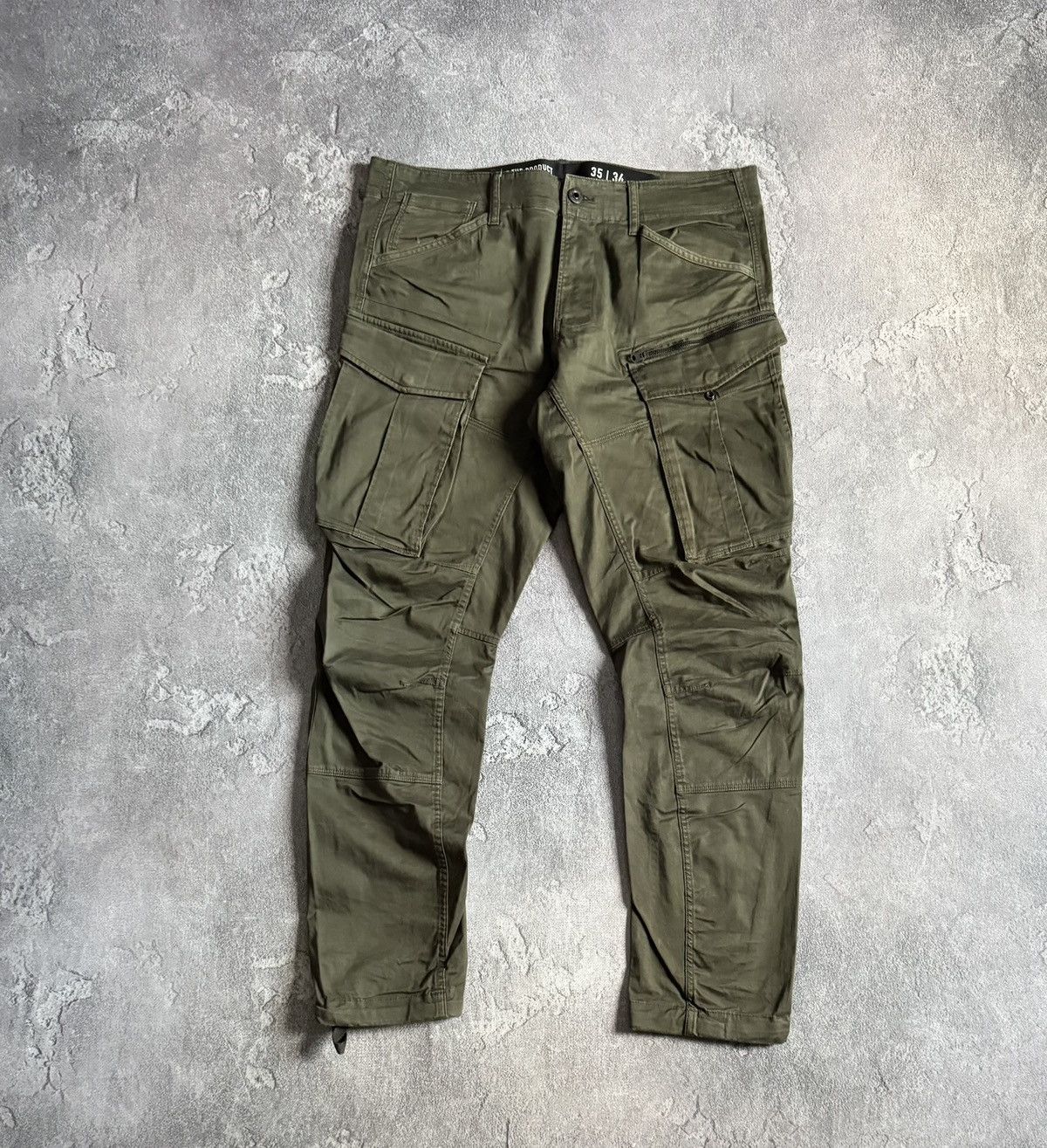 G-Star G star raw 35/34 rovic zip 3d tapered pants cargo trousers Size US 35 - 4 Thumbnail