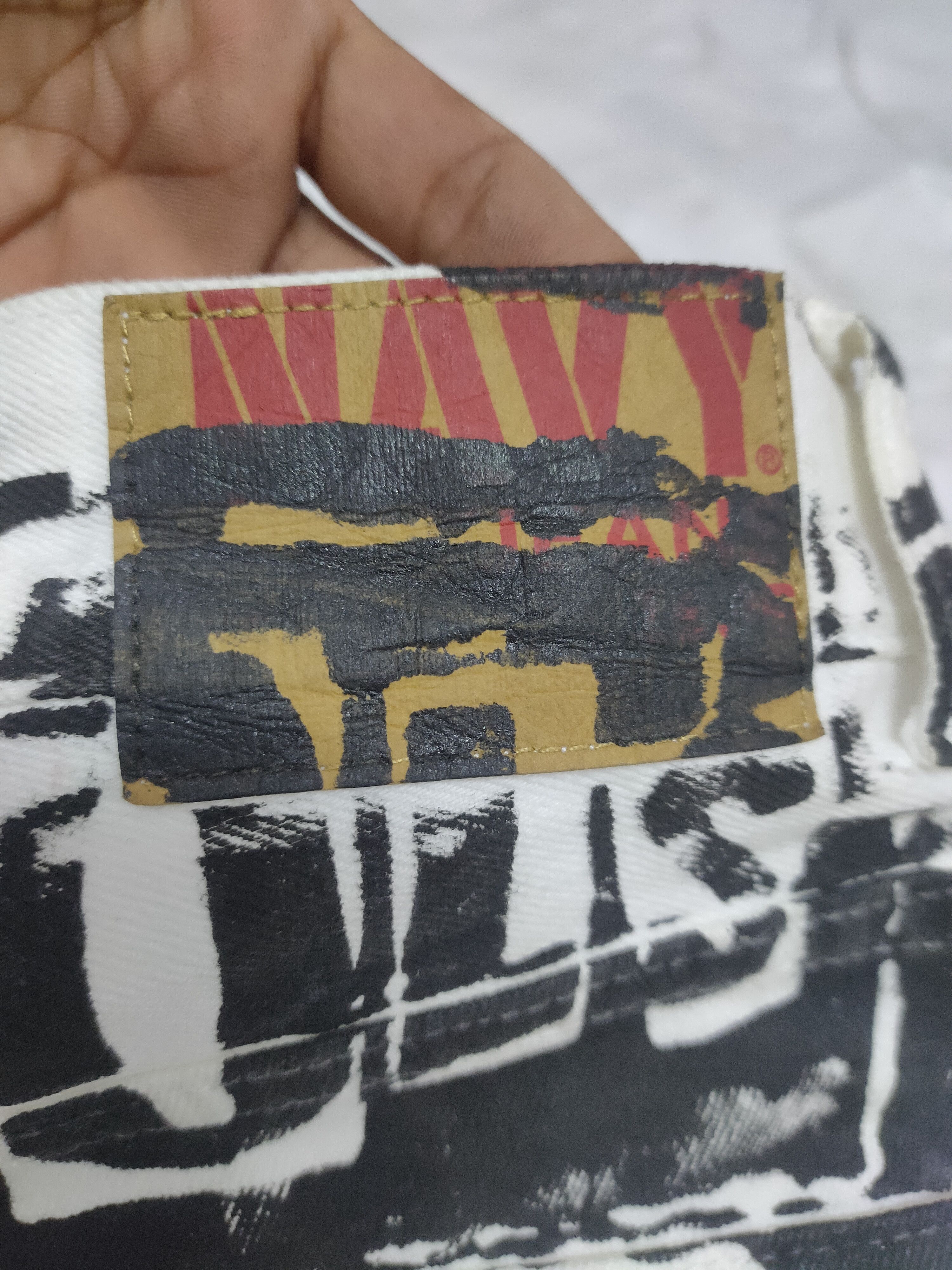 Seditionaries Rare!! Punk sex pistol custom jeans Size US 33 - 8 Thumbnail