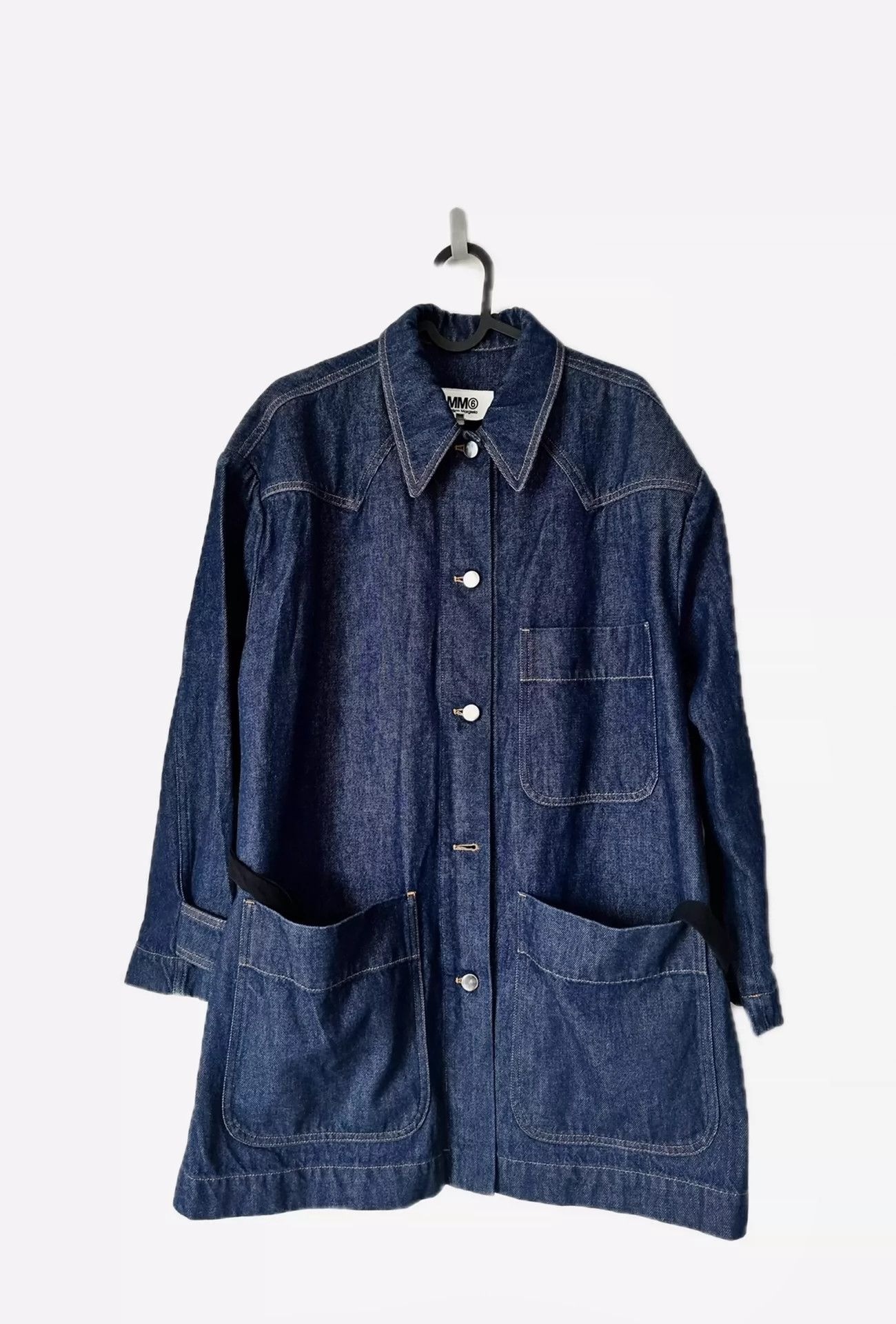Supreme Nas and DMX Collage Denim Chore Coat