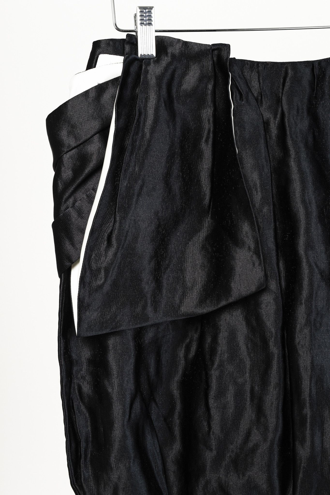Prada Prada 2009 Black Large Satin Bow Skirt Size 28" / US 6 / IT 42 - 5 Thumbnail