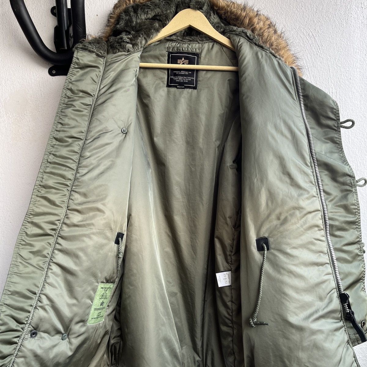Alpha Industries × Avirex AVIREX ALPHA INDUSTRIES N-3B BOMBER FLIGHT JACKET USA Size US M / EU 48-50 / 2 - 18 Thumbnail